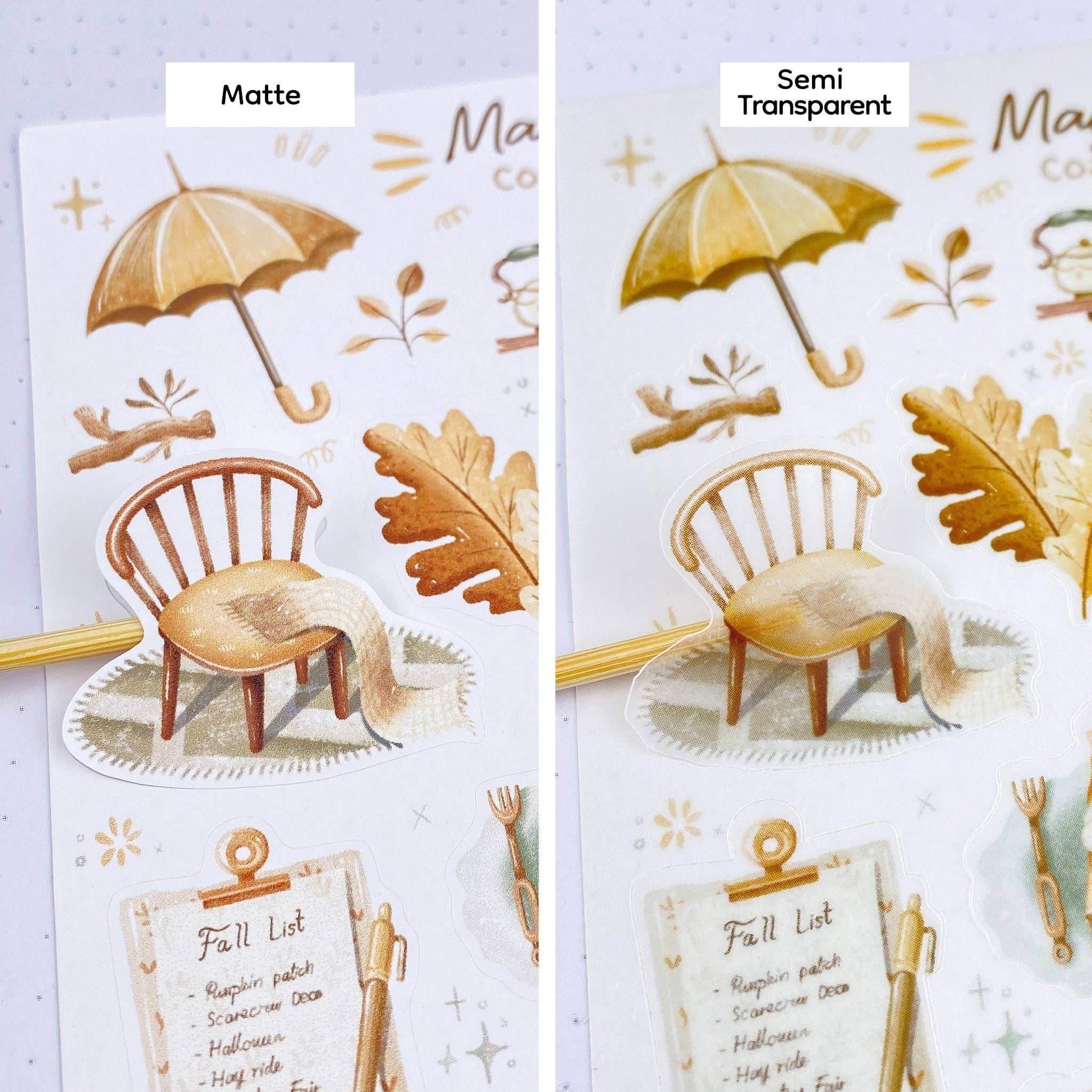 LETTOOn - Stickervel - Magical Cosy Fall - The Dreamer's Bookshop.
