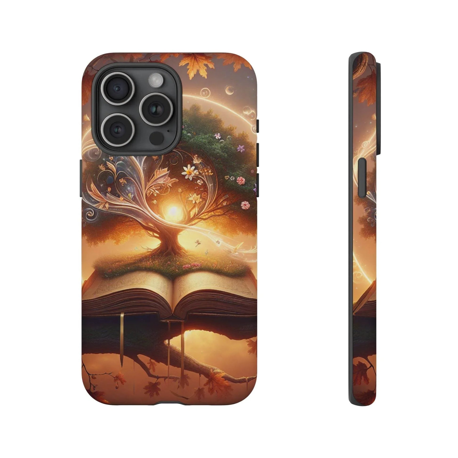 Nature-Inspired iPhone & Samsung Phone Case with Tree of Life Design - The Dreamer's Bookshop.