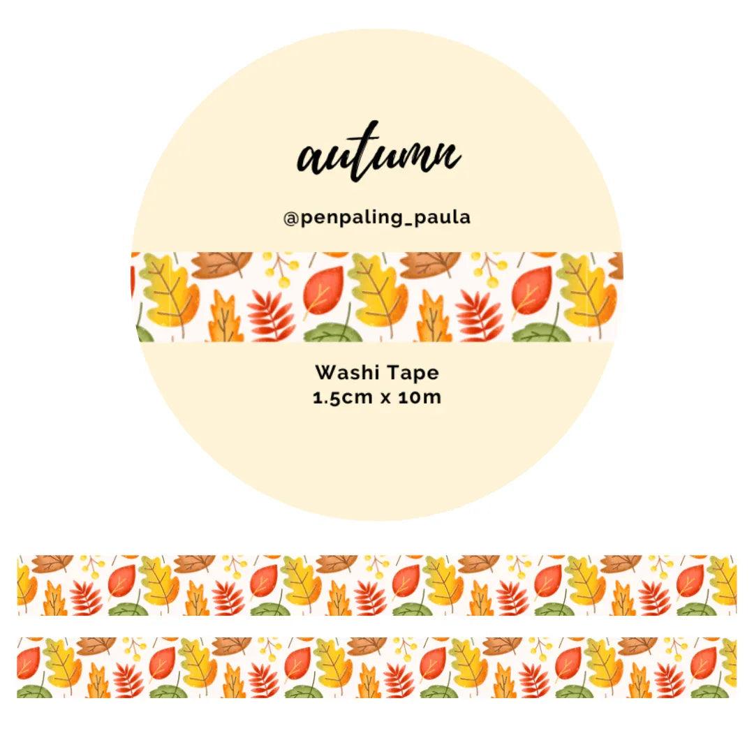 Herfst - Washi Tape - The Dreamer's Bookshop.