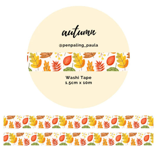 Herfst - Washi Tape - The Dreamer's Bookshop.