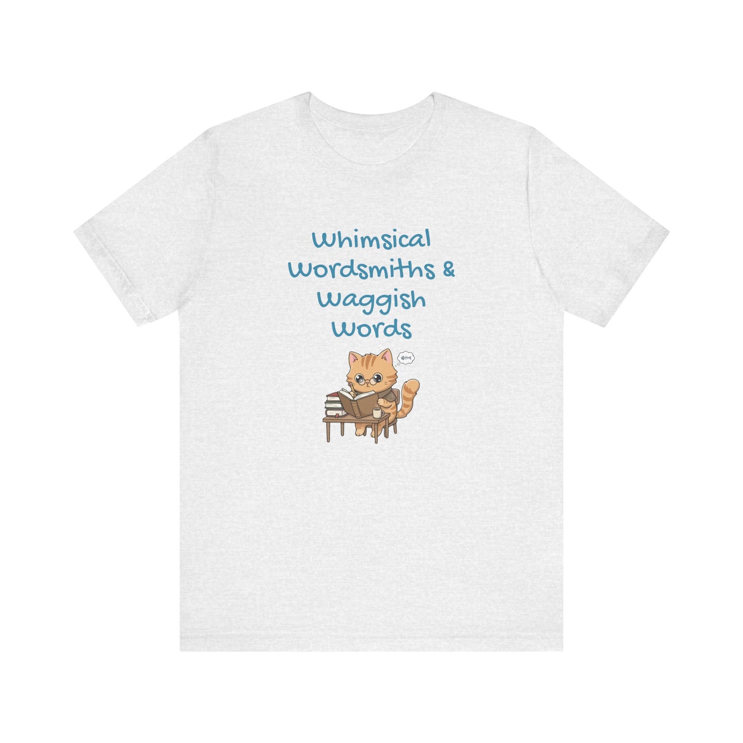 Whimsical Wordsmiths Short Sleeve Tee - Creative Gift for Writers