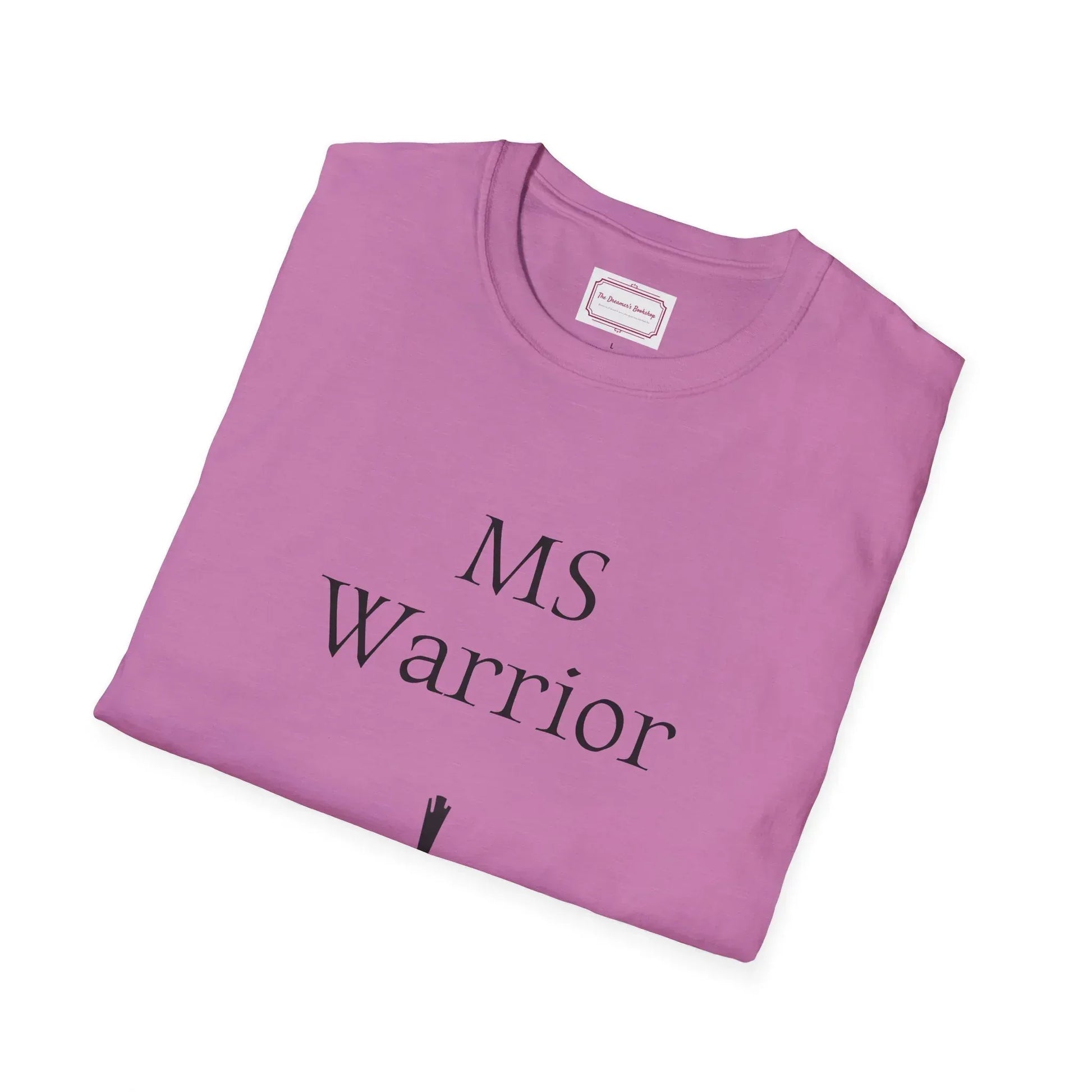 M.S. Warrior Unisex Softstyle T-Shirt - Embrace Your Battles - The Dreamer's Bookshop.