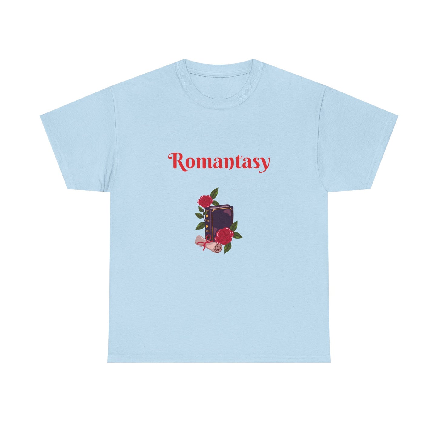 Fantasy -  Graphic Tee - Unisex Heavy Cotton T-Shirt Romantasy Books