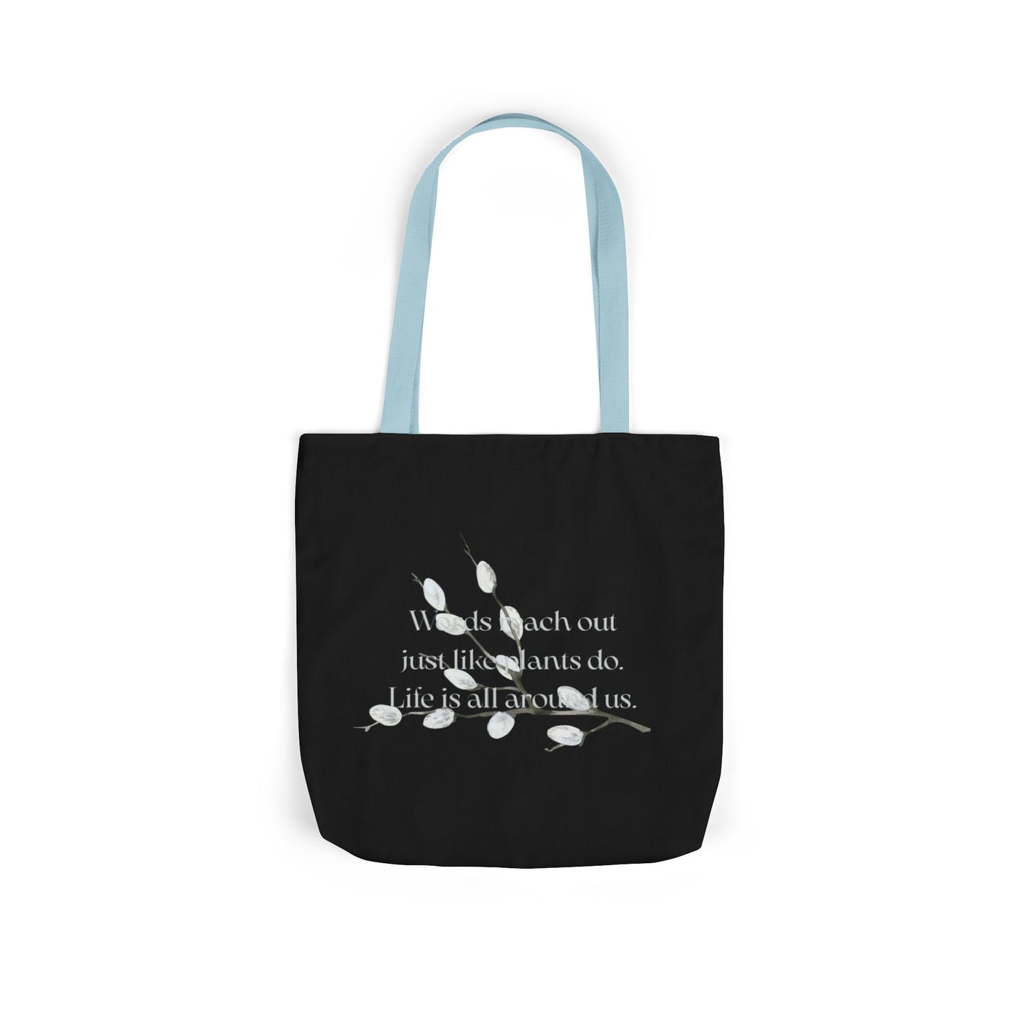 Canvas Tote Bag - "Words Reach Out"