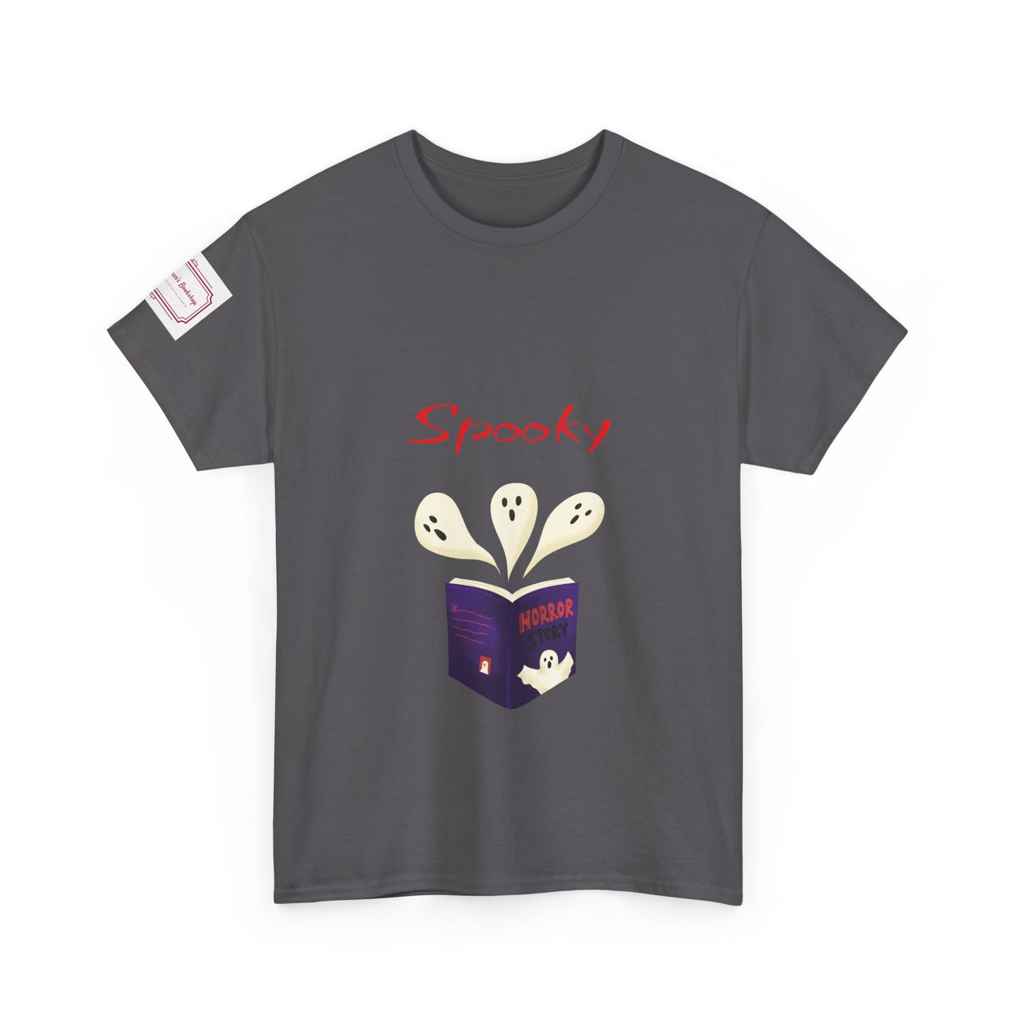 AU - Fiction - Unisex Heavy Cotton Tee - Spooky Books