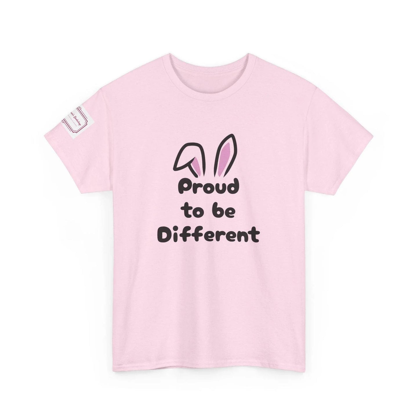 Proud to be Different Unisex Heavy Cotton Tee - Fun & Inclusive Graphic T-Shirt - The Dreamer's Bookshop.