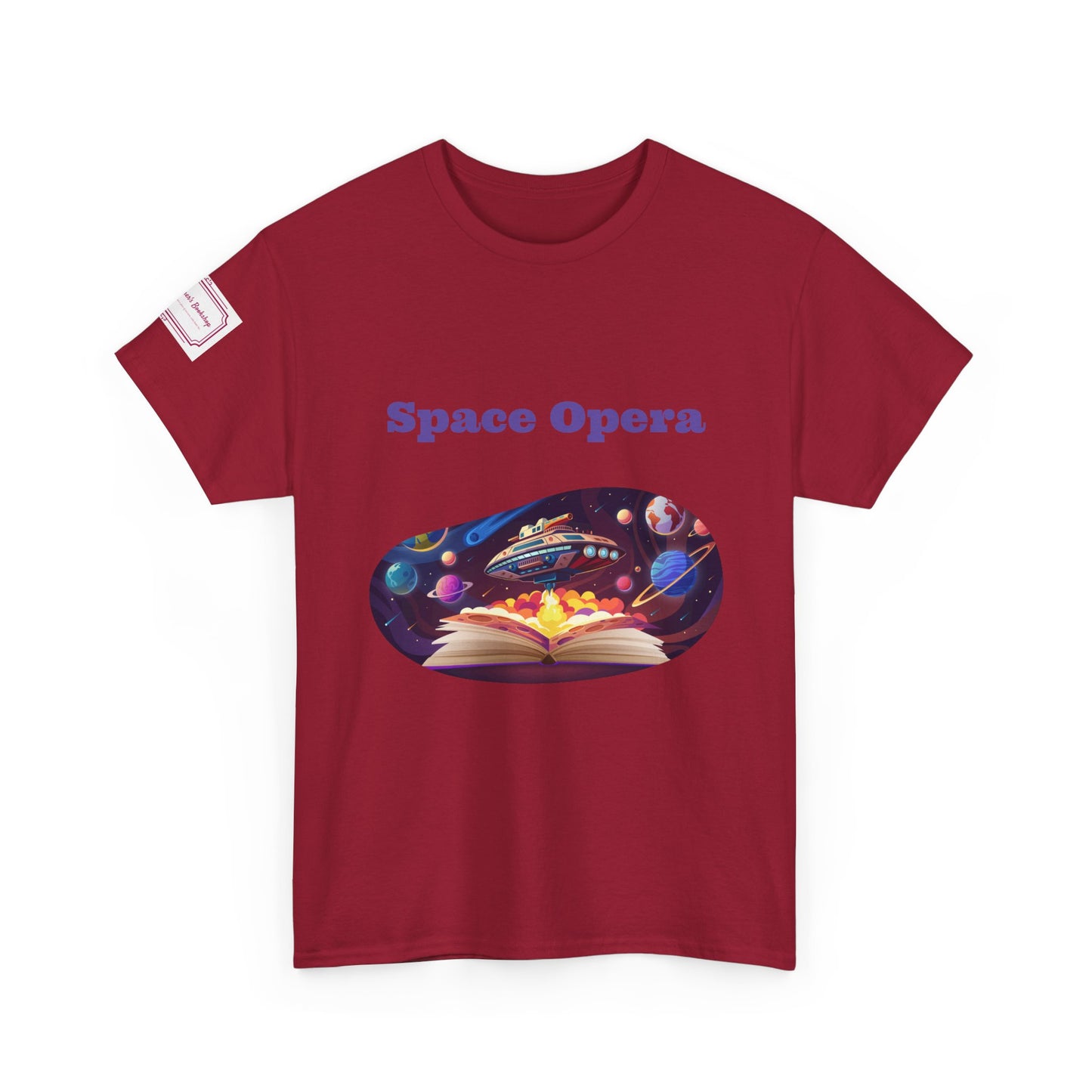 Space Opera - Graphic Unisex Heavy Cotton Tee - Sci-Fi Books