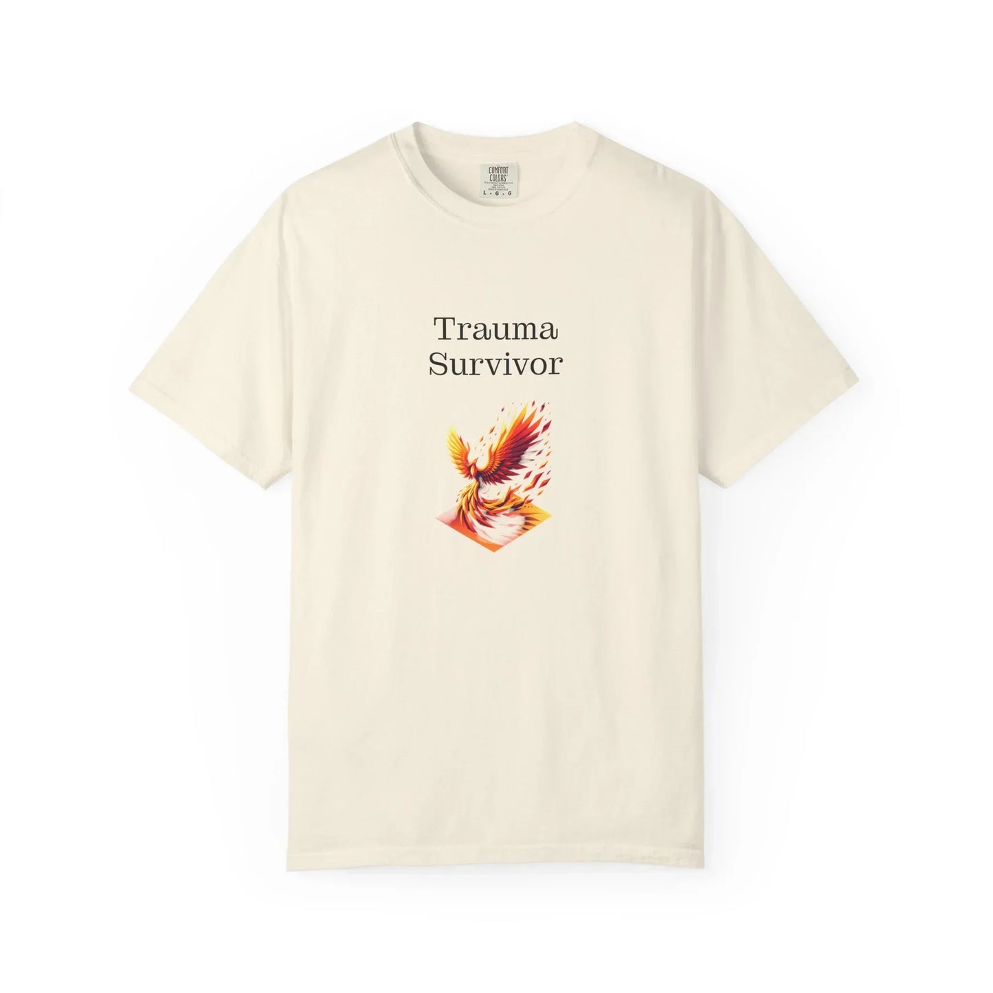 Trauma Survivor Unisex Garment-Dyed T-shirt - Inspirational Motivational Tee - The Dreamer's Bookshop.
