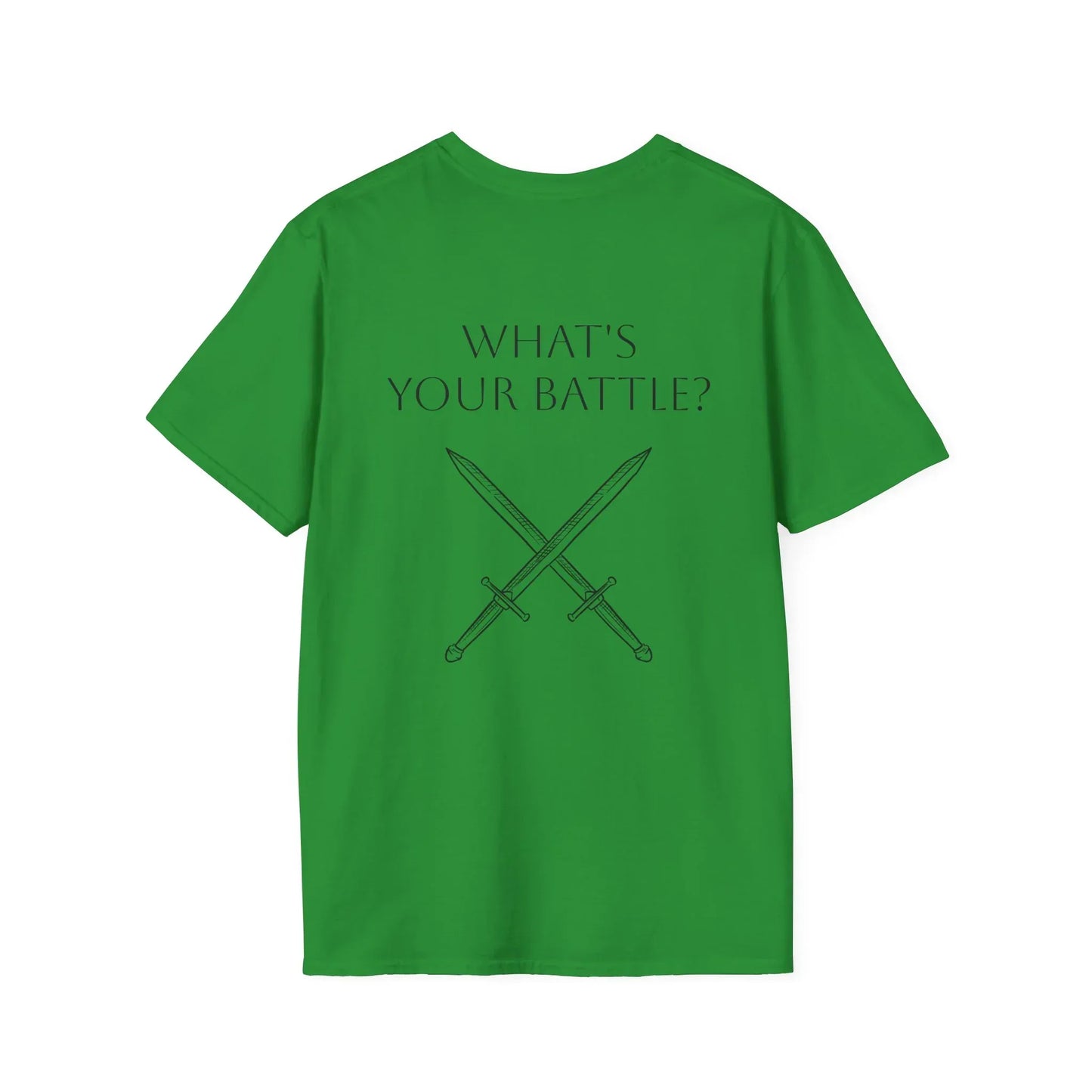 Anxiety Warrior Unisex Softstyle T-Shirt - What's Your Battle? - The Dreamer's Bookshop.