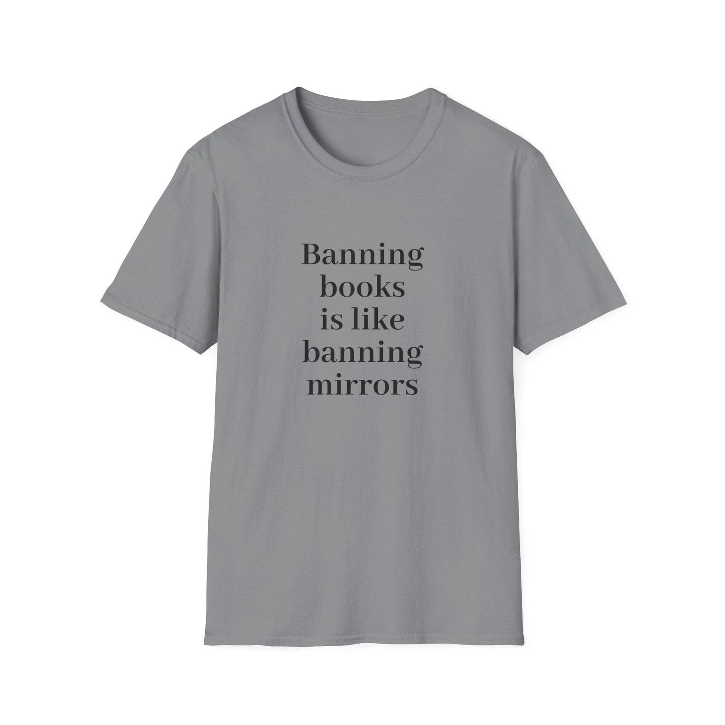 Unisex Softstyle T-Shirt - 'Banning Books' - The Dreamer's Bookshop.