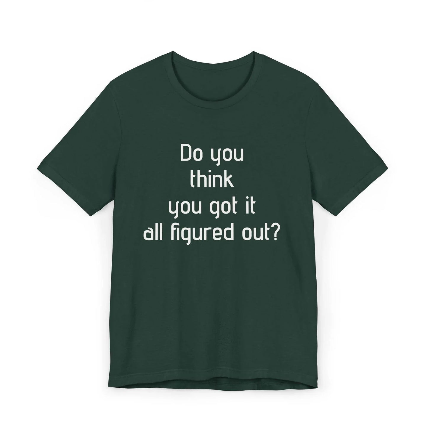 Inspirational Unisex Jersey T-Shirt - Think Again Vibe - The Dreamer's Bookshop.