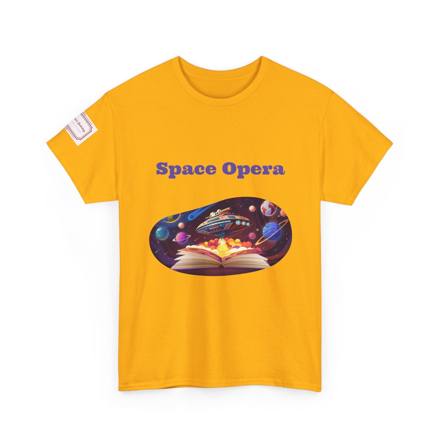 Space Opera - Graphic Unisex Heavy Cotton Tee - Sci-Fi Books