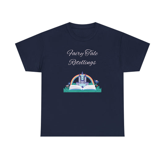 Fiction -  Graphic Tee - Unisex Heavy Cotton T-Shirt - Fairy Tale Retellings