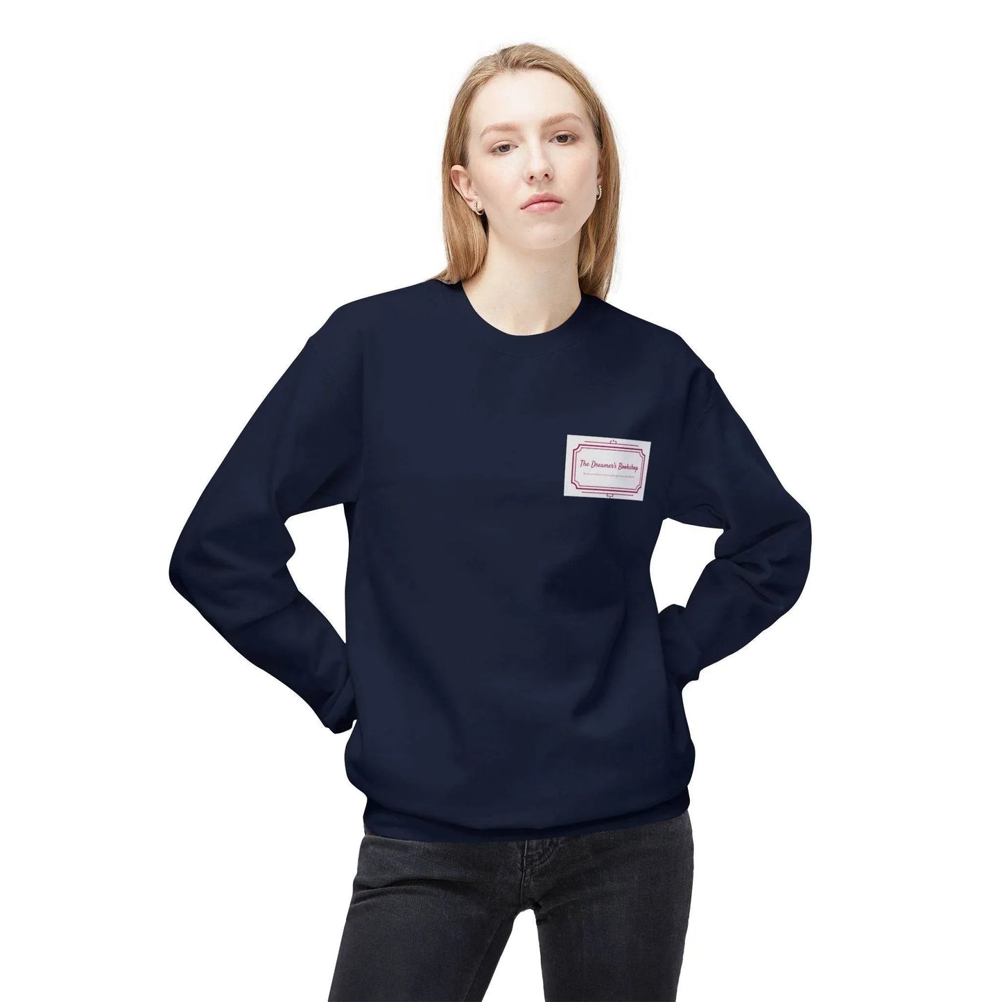 Personalized Unisex Fleece Crewneck Sweatshirt - Ideal Gift for Birthdays & Cozy Days - The Dreamer's Bookshop.