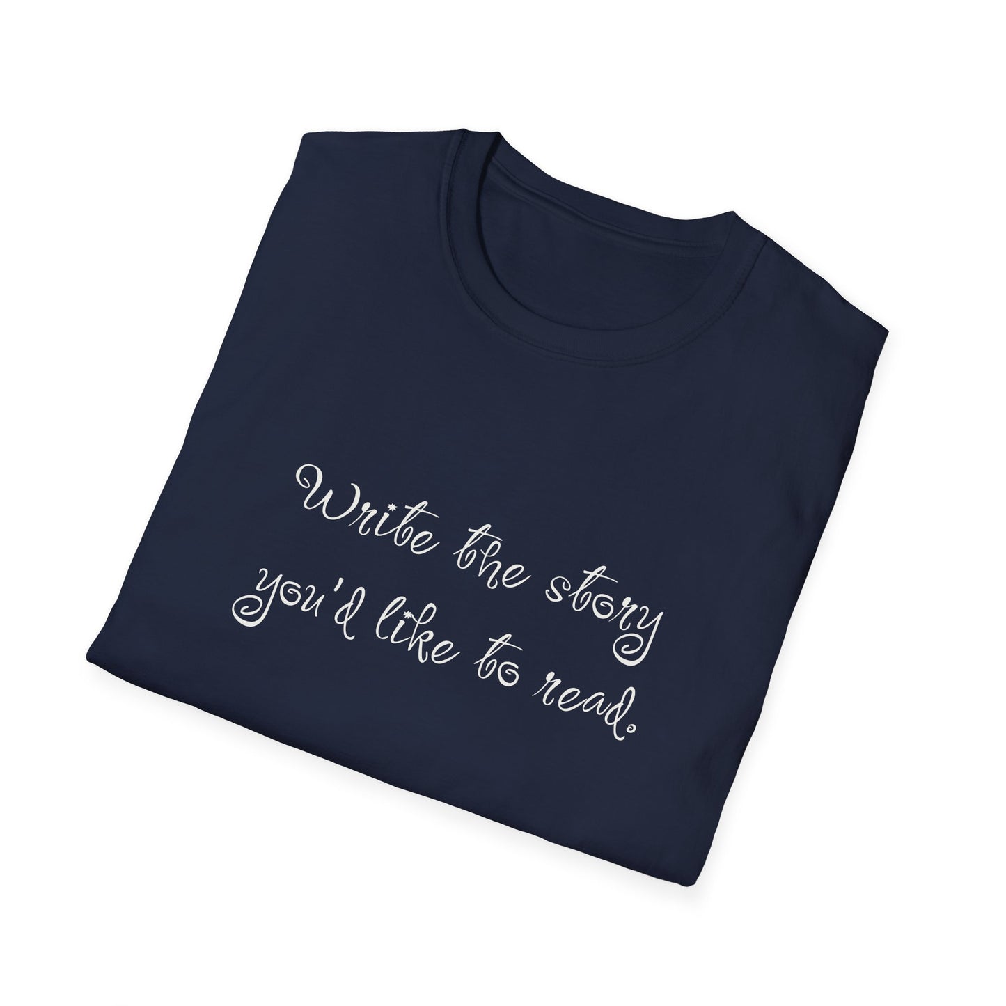 Inspirational Unisex Softstyle T-Shirt - Write the Story