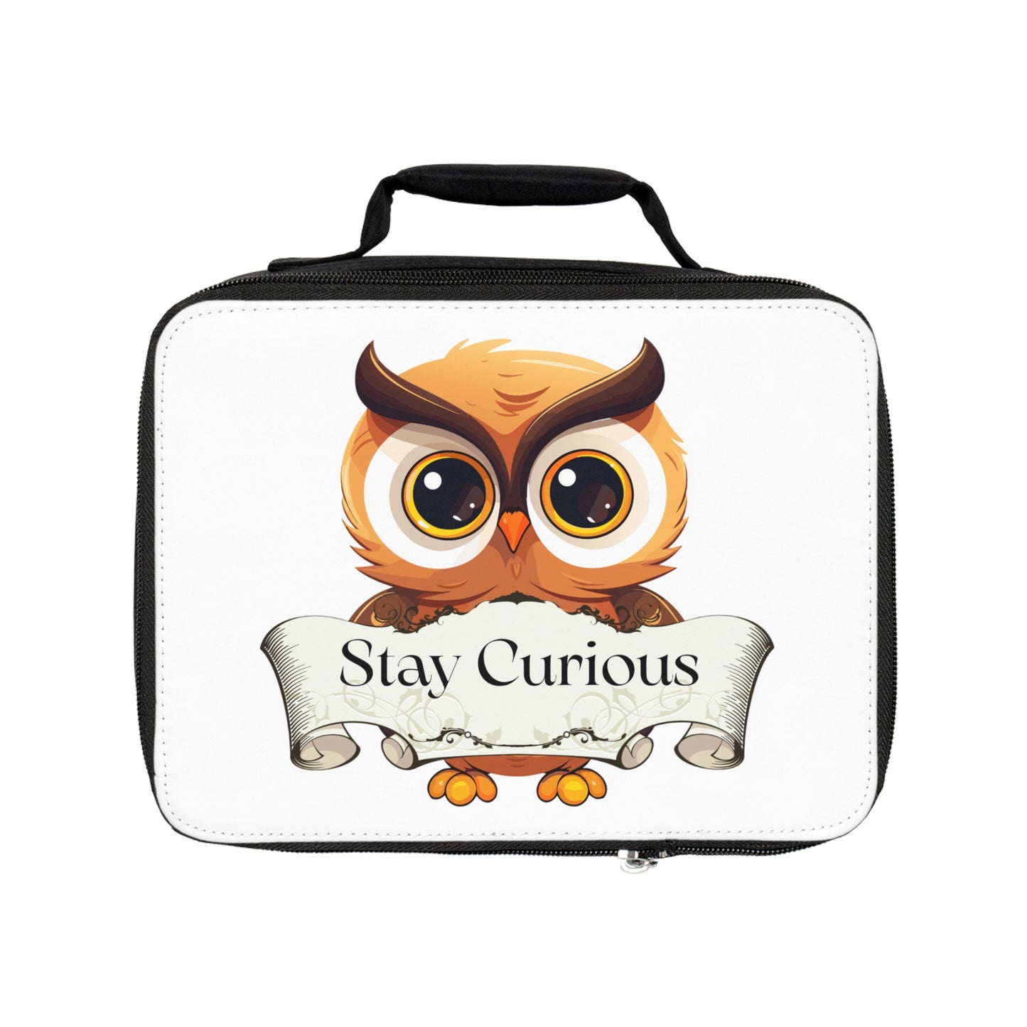 Chic Lunch Bag "Stay Curious" – Perfect for Book Lovers
