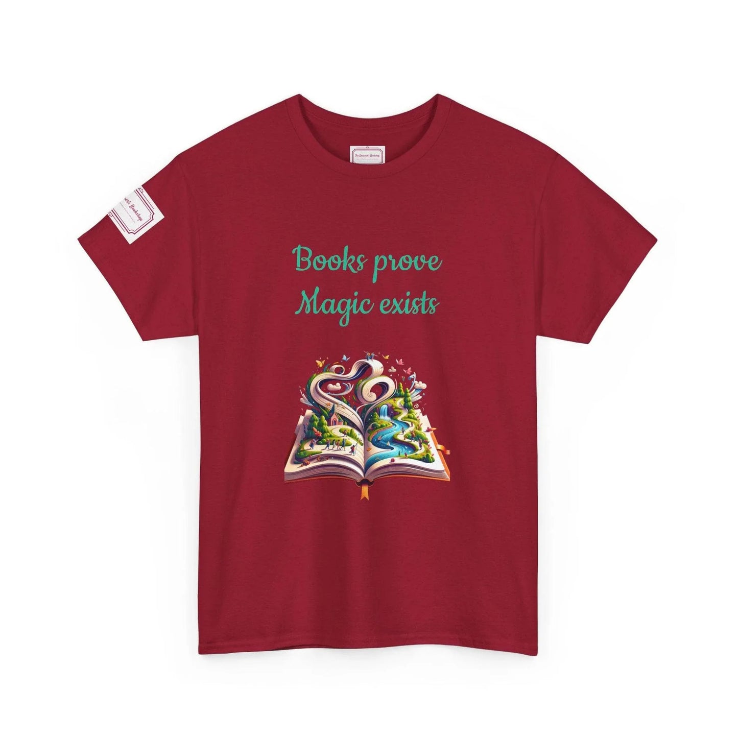 Magic exists - Unisex Heavy Cotton Tee - Perfect for Book Lovers - The Dreamer's Bookshop.