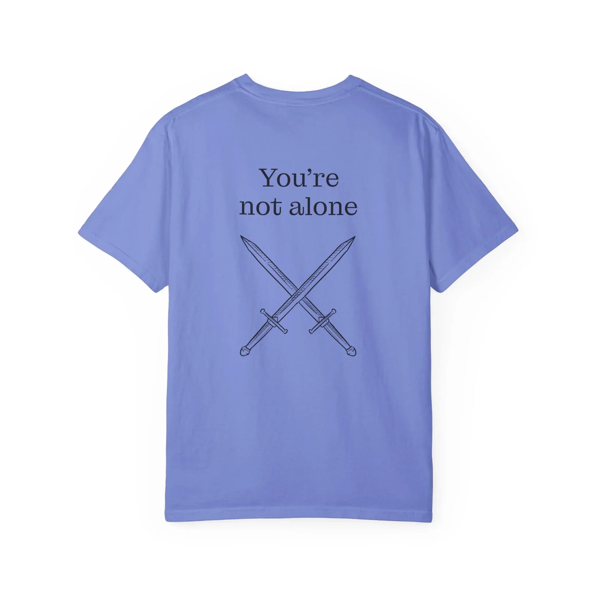 Cancer Survivor Unisex Garment-Dyed T-shirt - Inspirational Motivational Tee - The Dreamer's Bookshop.