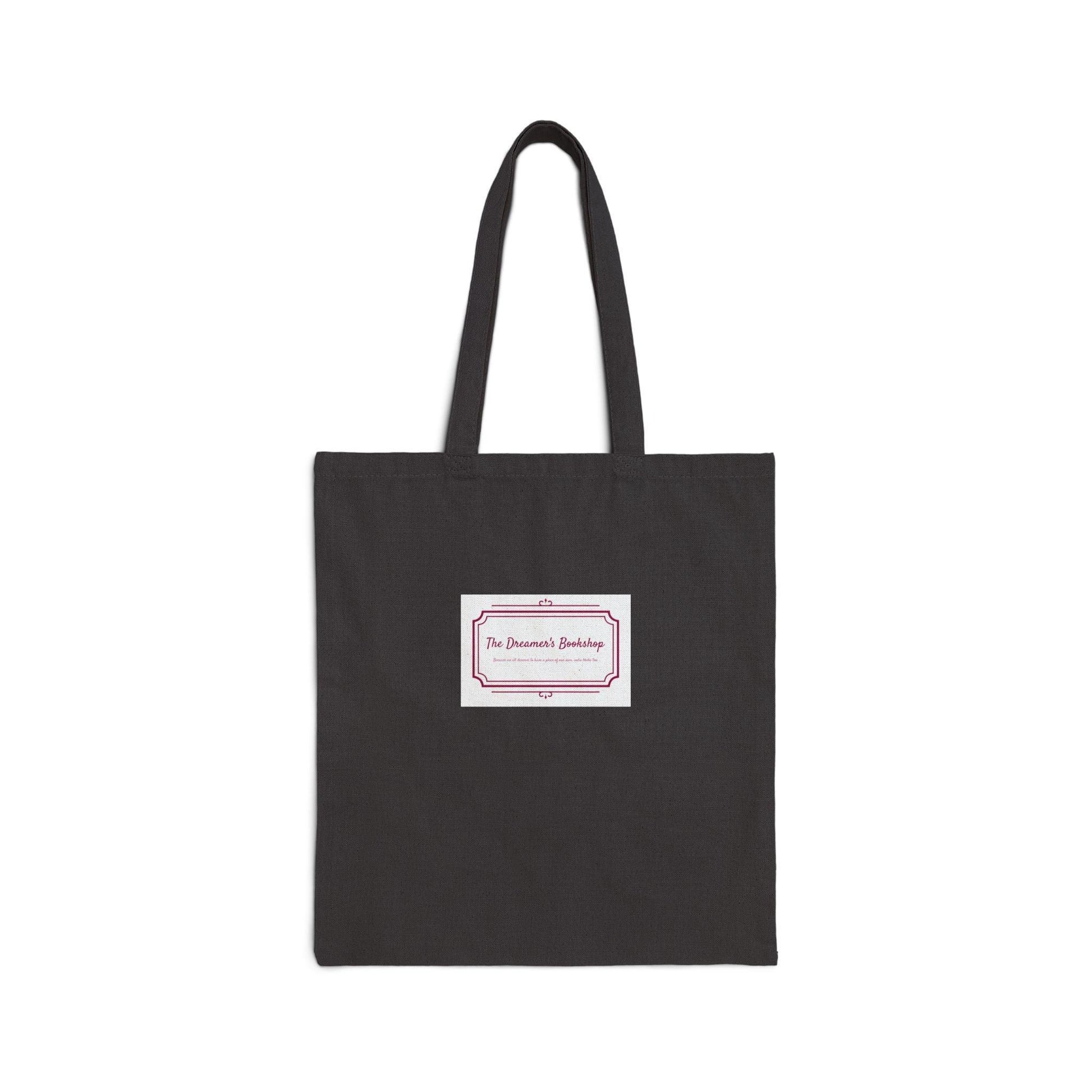 Merry Book-Mas Cotton Canvas Tote Bag - Perfect for Writers & Dreamers - The Dreamer's Bookshop.