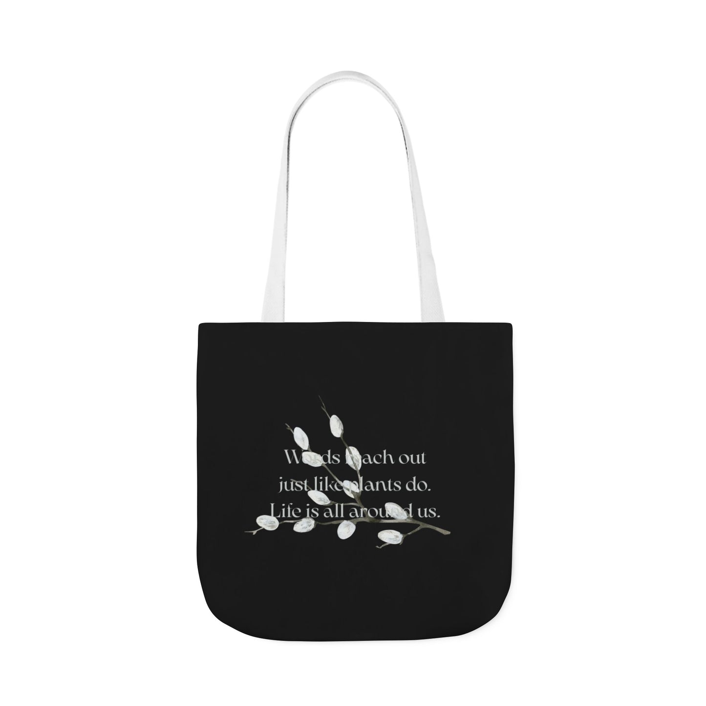 Canvas Tote Bag - "Words Reach Out"
