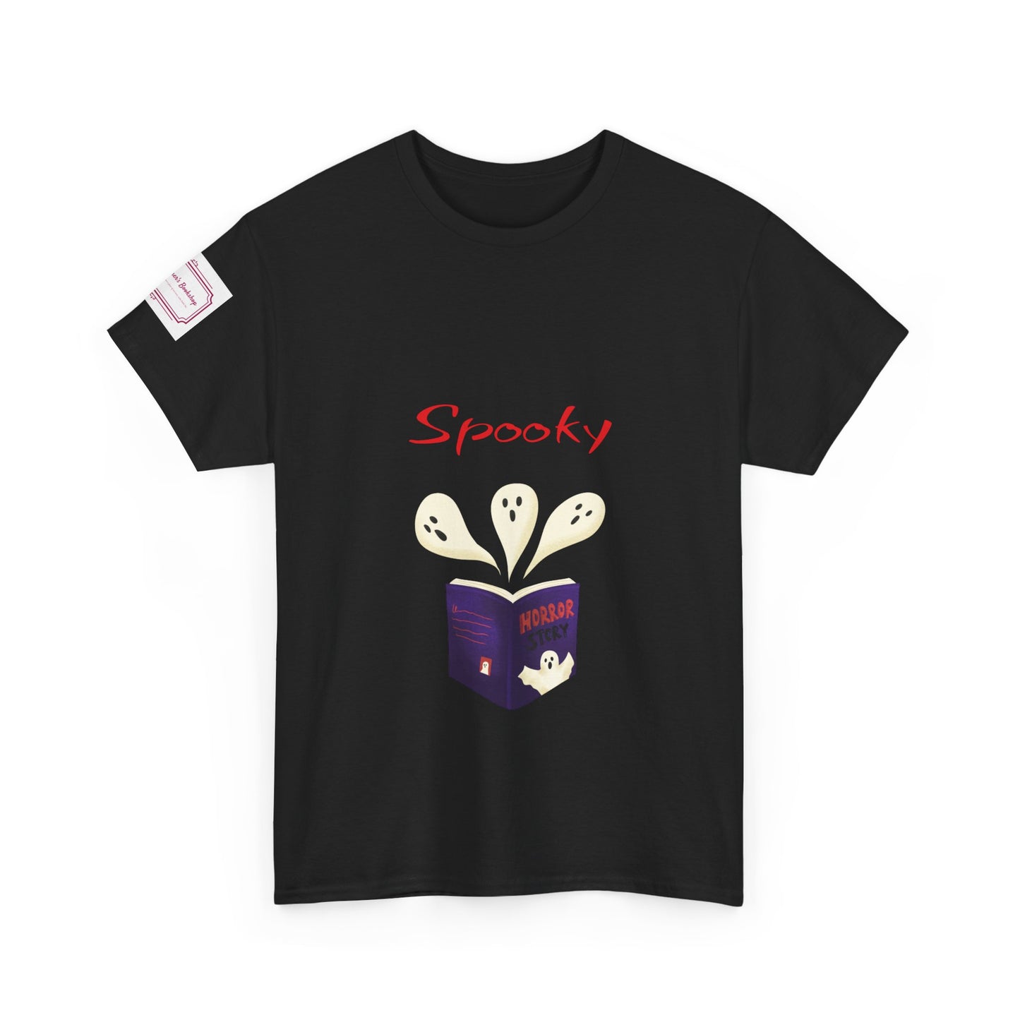 AU - Fiction - Unisex Heavy Cotton Tee - Spooky Books