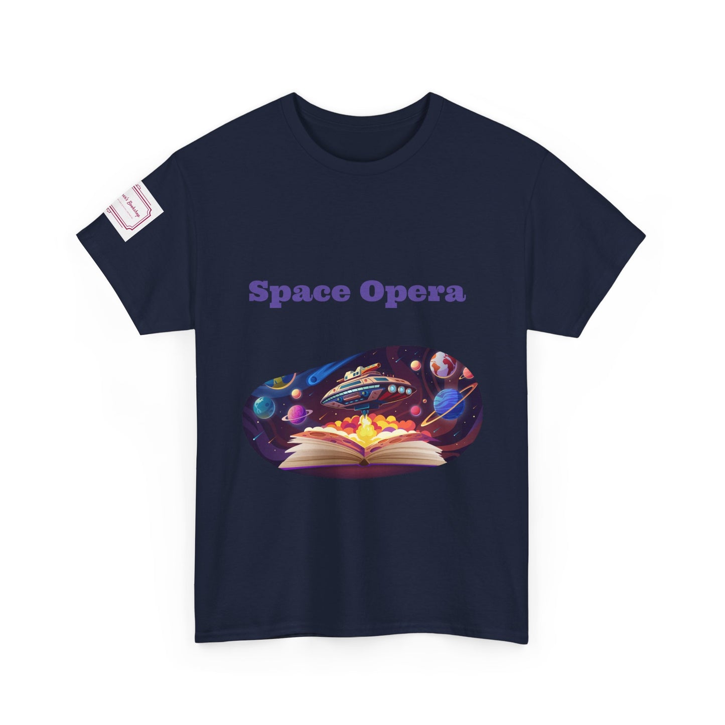 Space Opera - Unisex Heavy Cotton Tee - Sci-Fi Books