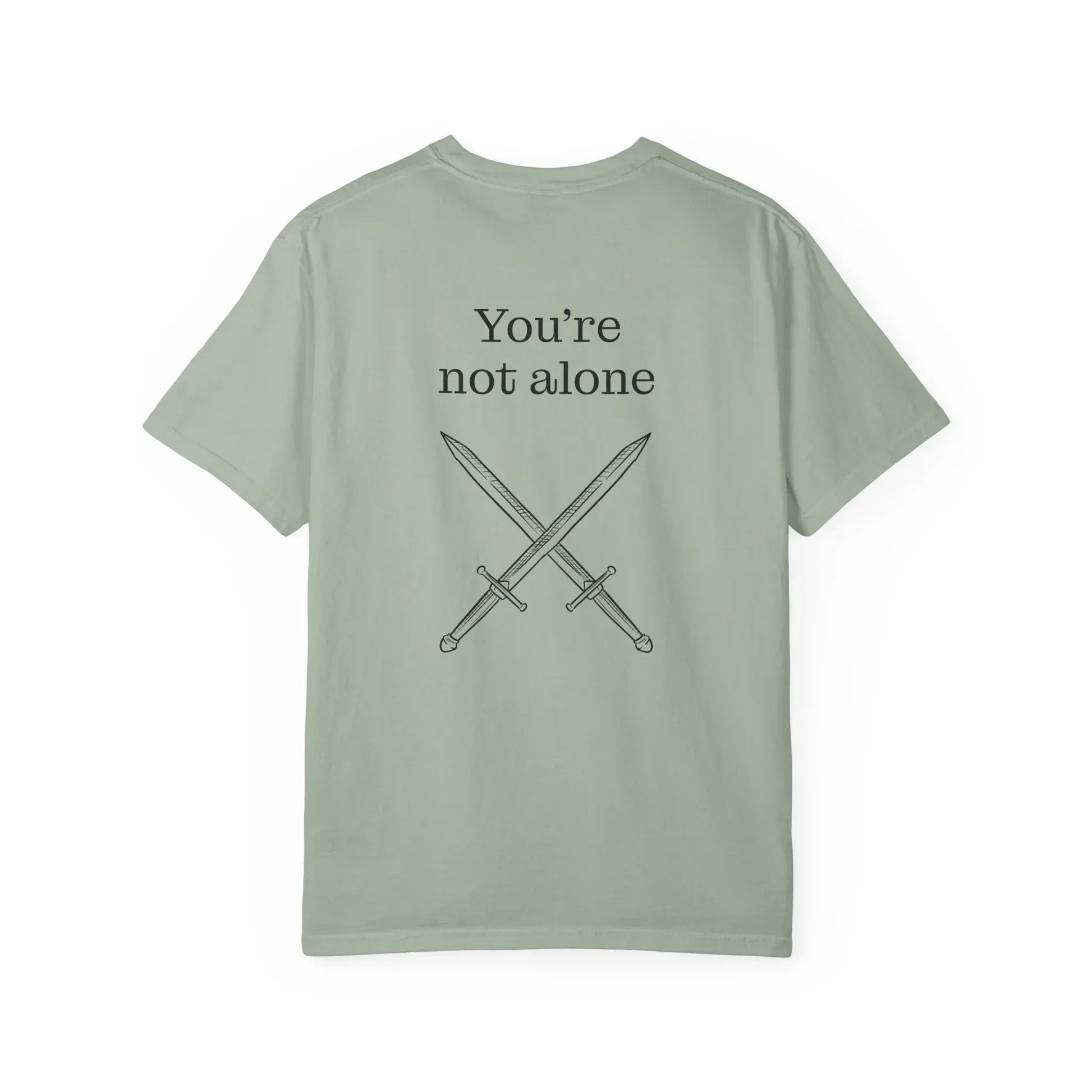 Cancer Survivor Unisex Garment-Dyed T-shirt - Inspirational Motivational Tee - The Dreamer's Bookshop.