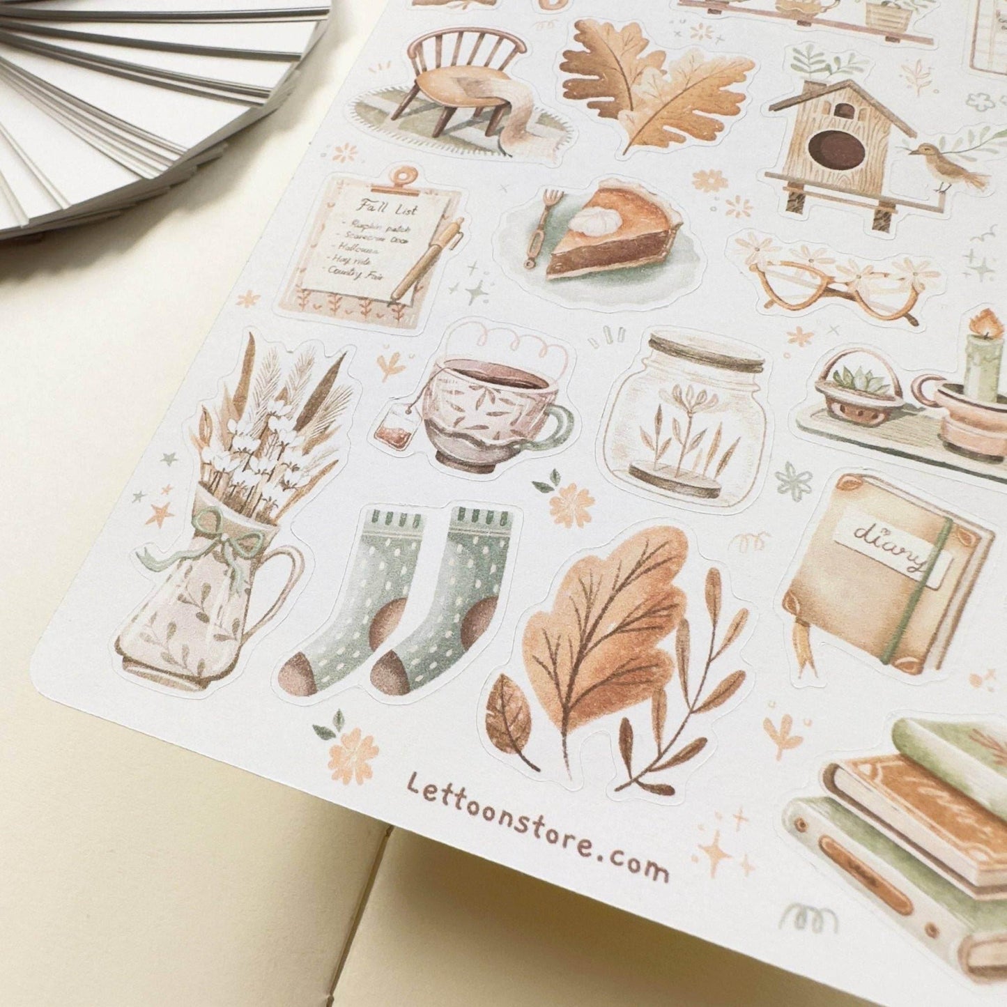 LETTOOn - Stickervel - Magical Cosy Fall - The Dreamer's Bookshop.