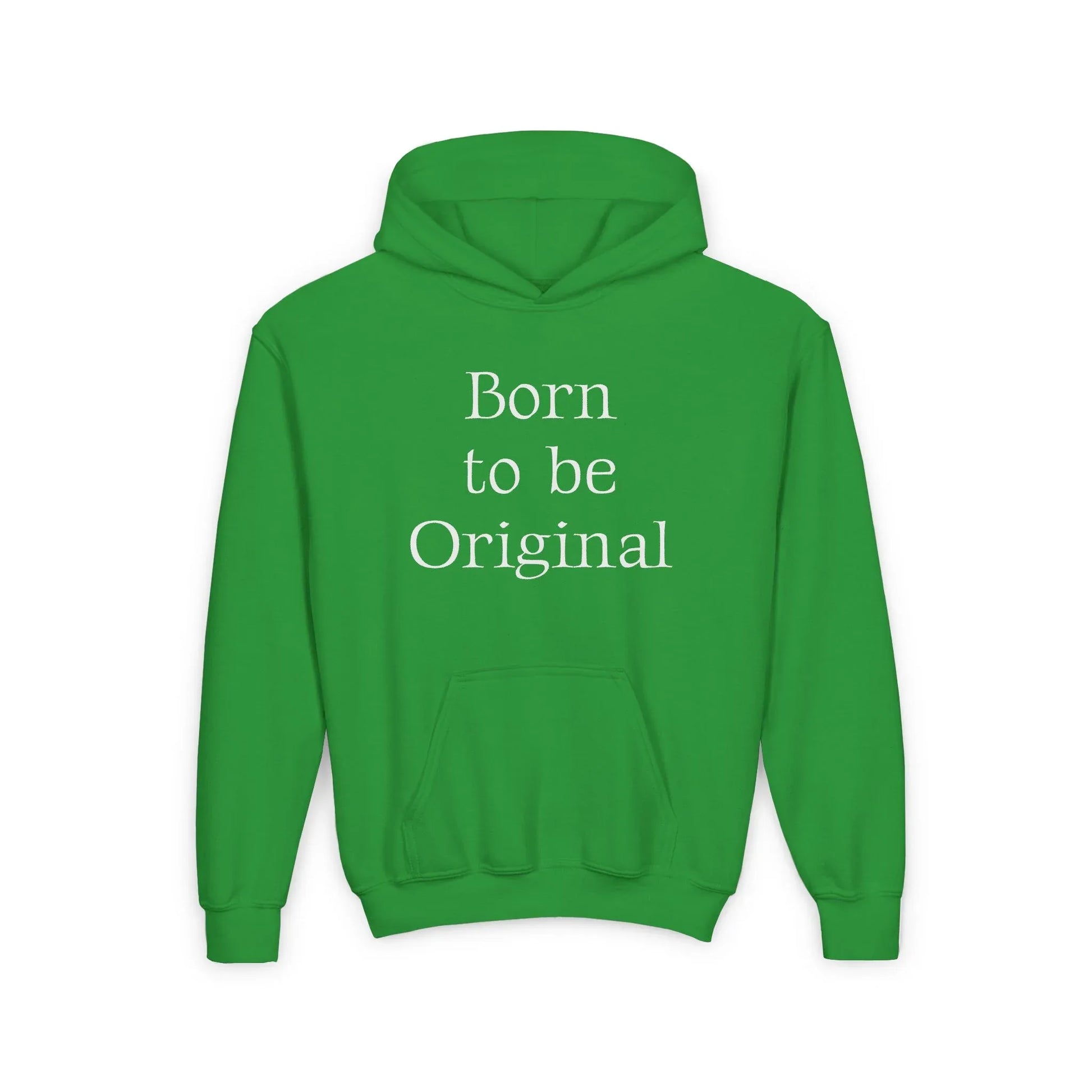 US (Ww) - Youth Heavy Blend Hooded Sweatshirt - "Born to be Original" & "Created by a Creator of Worlds" - The Dreamer's Bookshop.
