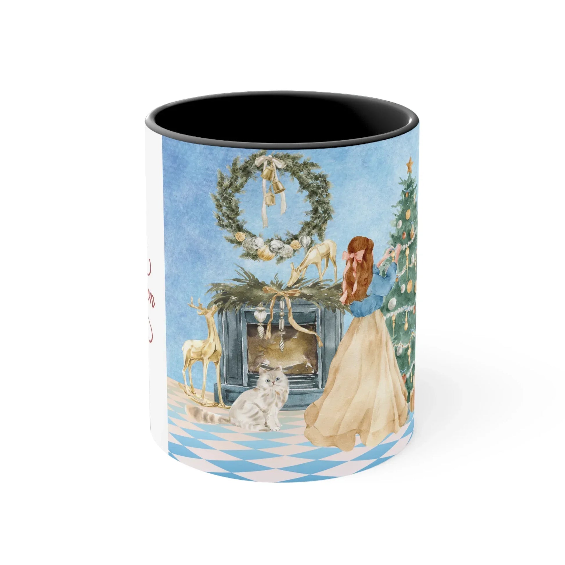 Christmas Tree Decoration Coffee Mug - 11oz tis the Season - The Dreamer's Bookshop.