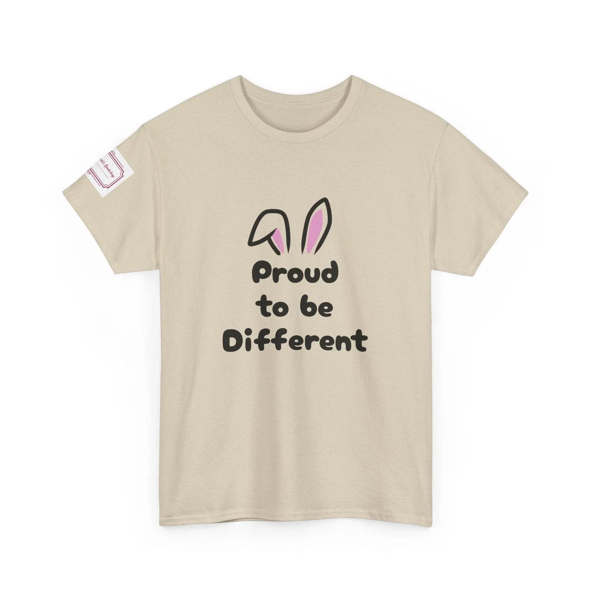 Proud to Be Different Unisex Heavy Cotton Tee – Celebrate Uniqueness - The Dreamer's Bookshop.