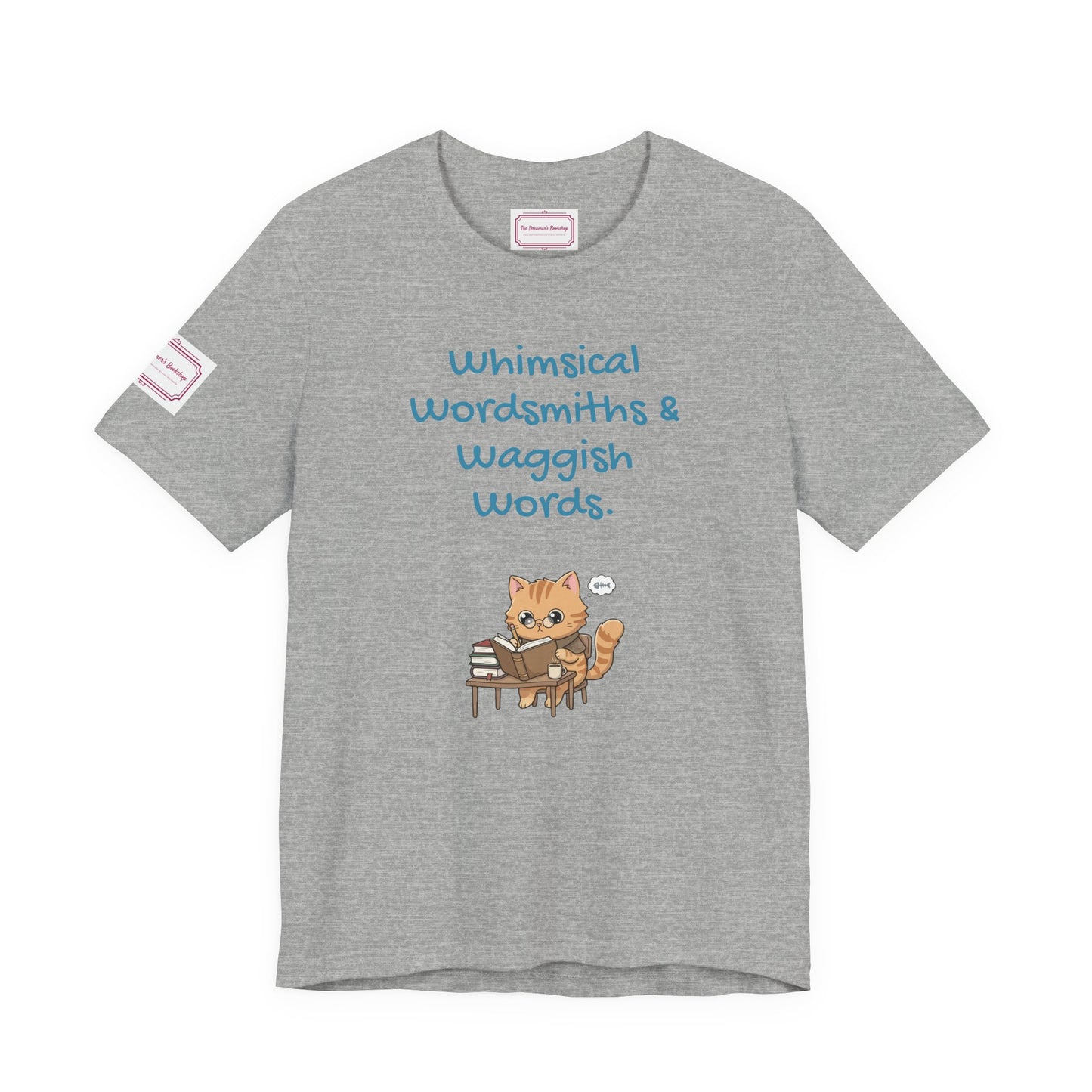 Whimsical Wordsmiths Tee - Fun Short Sleeve Shirt for Writers & Book Lovers