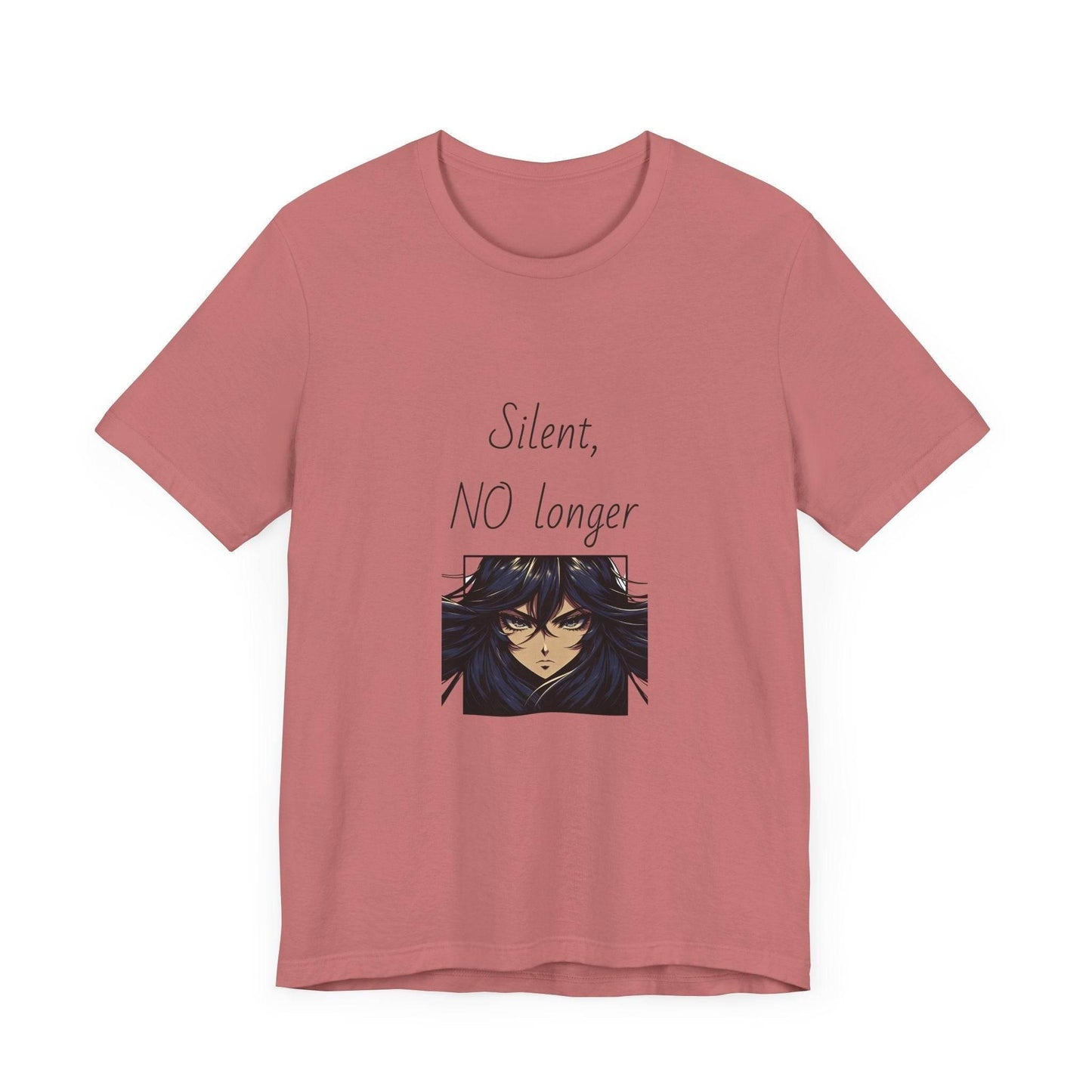Fierce Survivor Unisex Short Sleeve Tee - Silent, NO longer - The Dreamer's Bookshop.