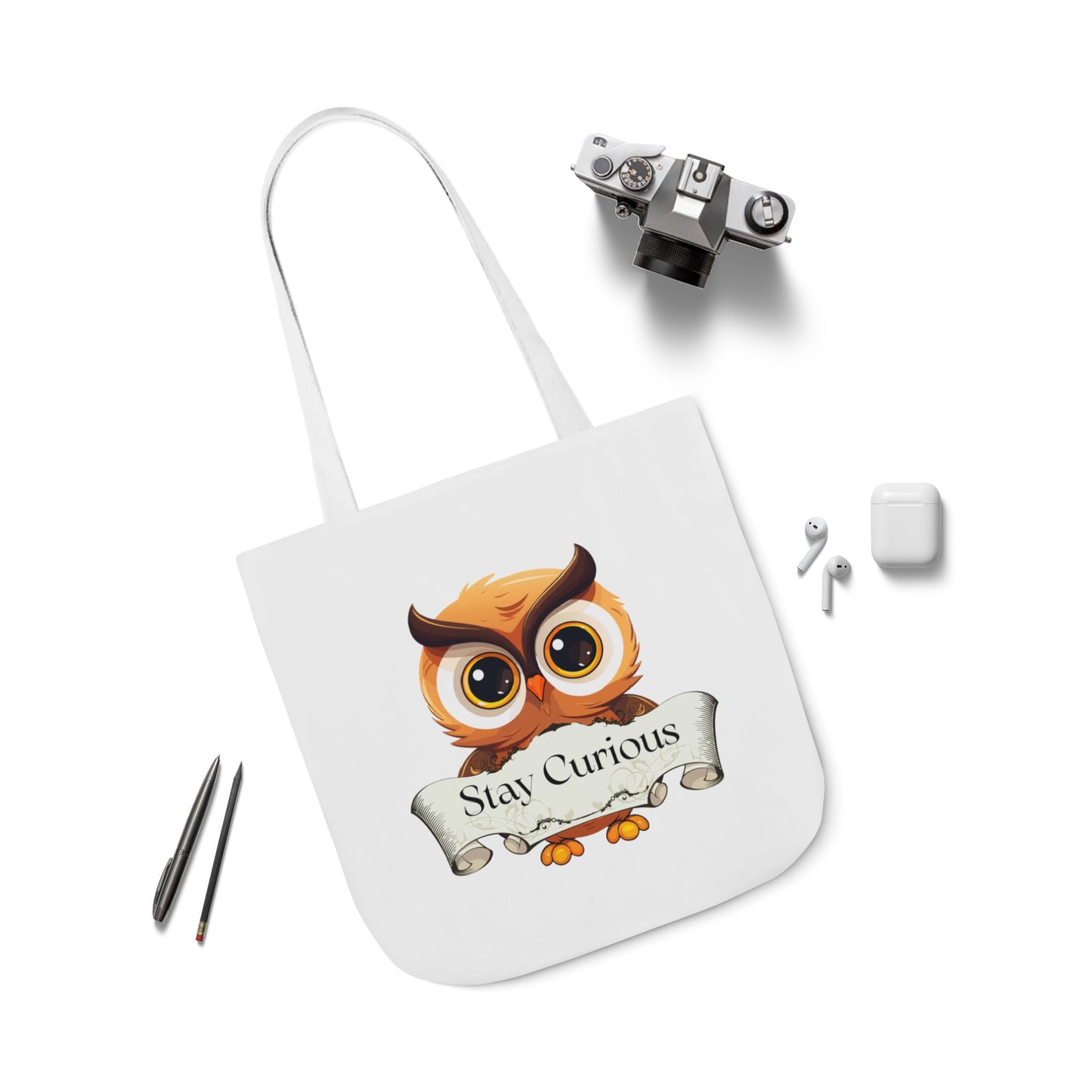 Stay Curious Tote Bag - Perfect for Book Lovers & Indie Authors