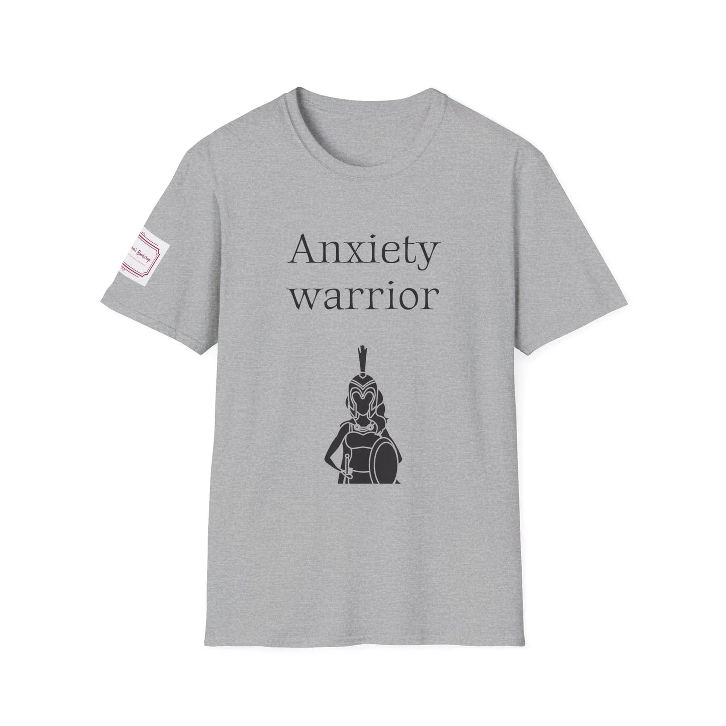 Anxiety Warrior Unisex Softstyle T-Shirt - Empowering Graphic Tee for Mental Health Awareness - The Dreamer's Bookshop.