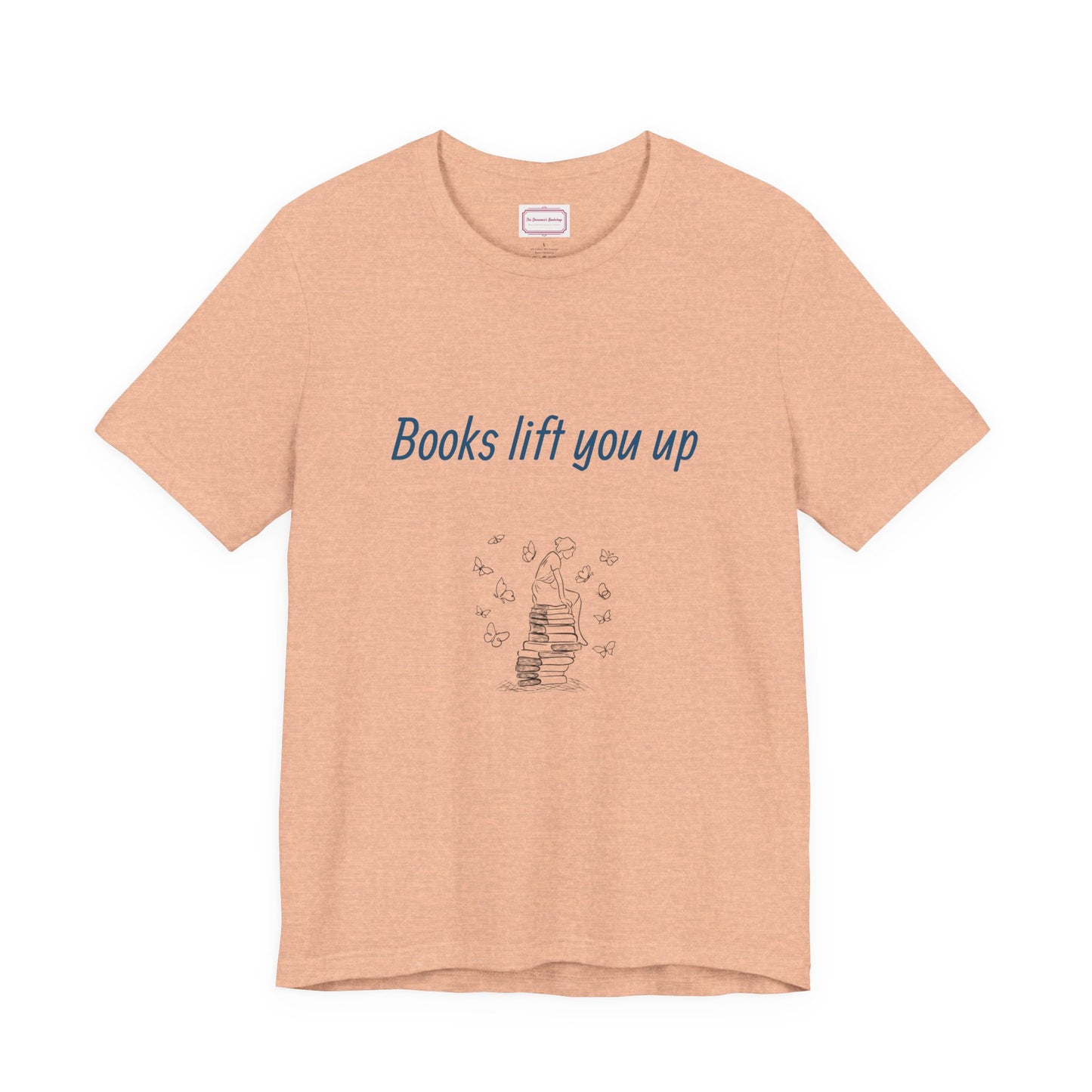 Inspirational Unisex T-shirt - Books Lift You Up