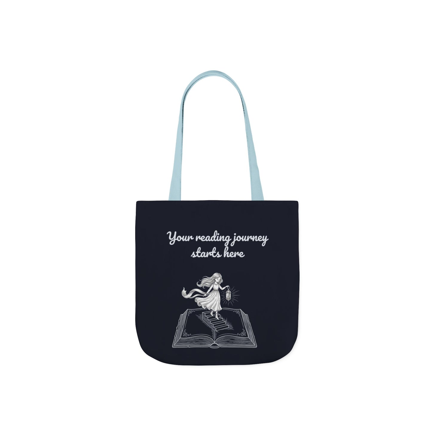 Whimsical Tote Bag - "Reading Journey"