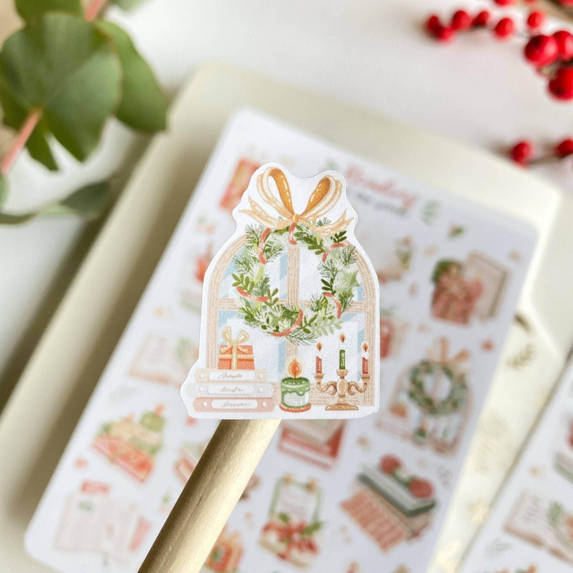 LETTOOn - Stickervel - Lezen in de winter - The Dreamer's Bookshop.