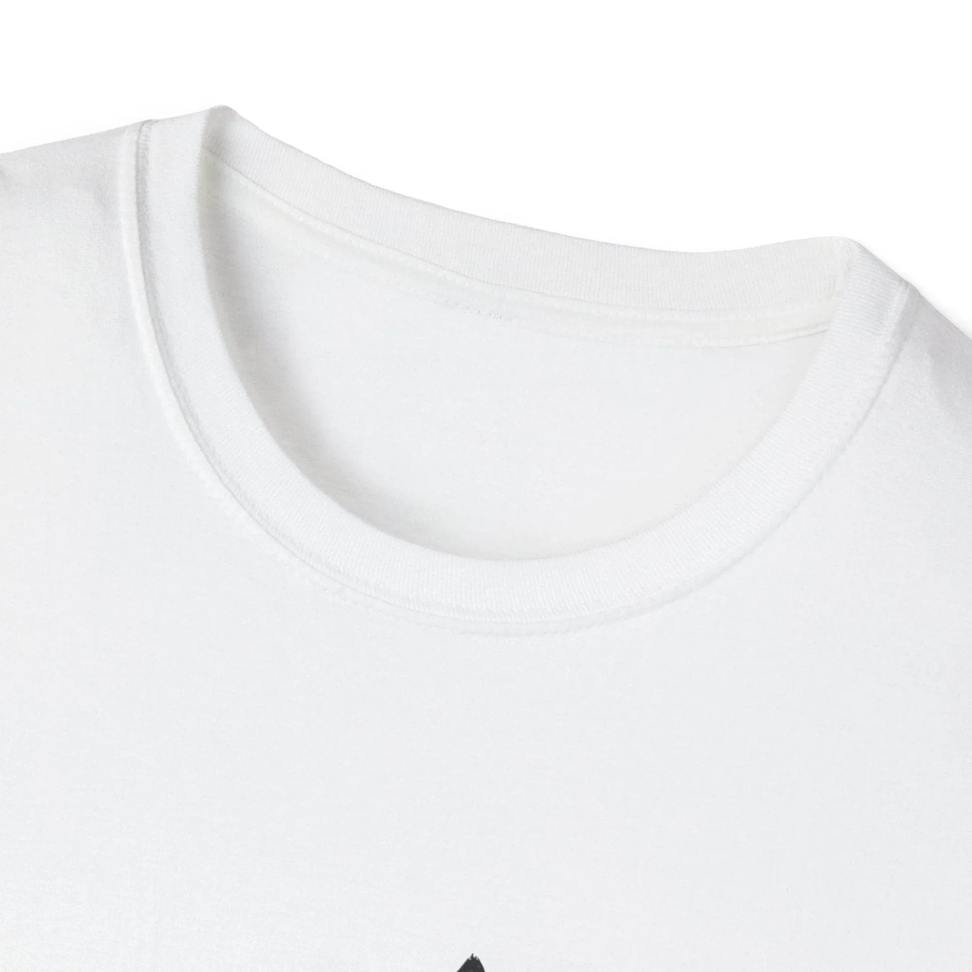 Unisex Softstyle T-Shirt - Vintage Cat Book Stack Booklover - The Dreamer's Bookshop.