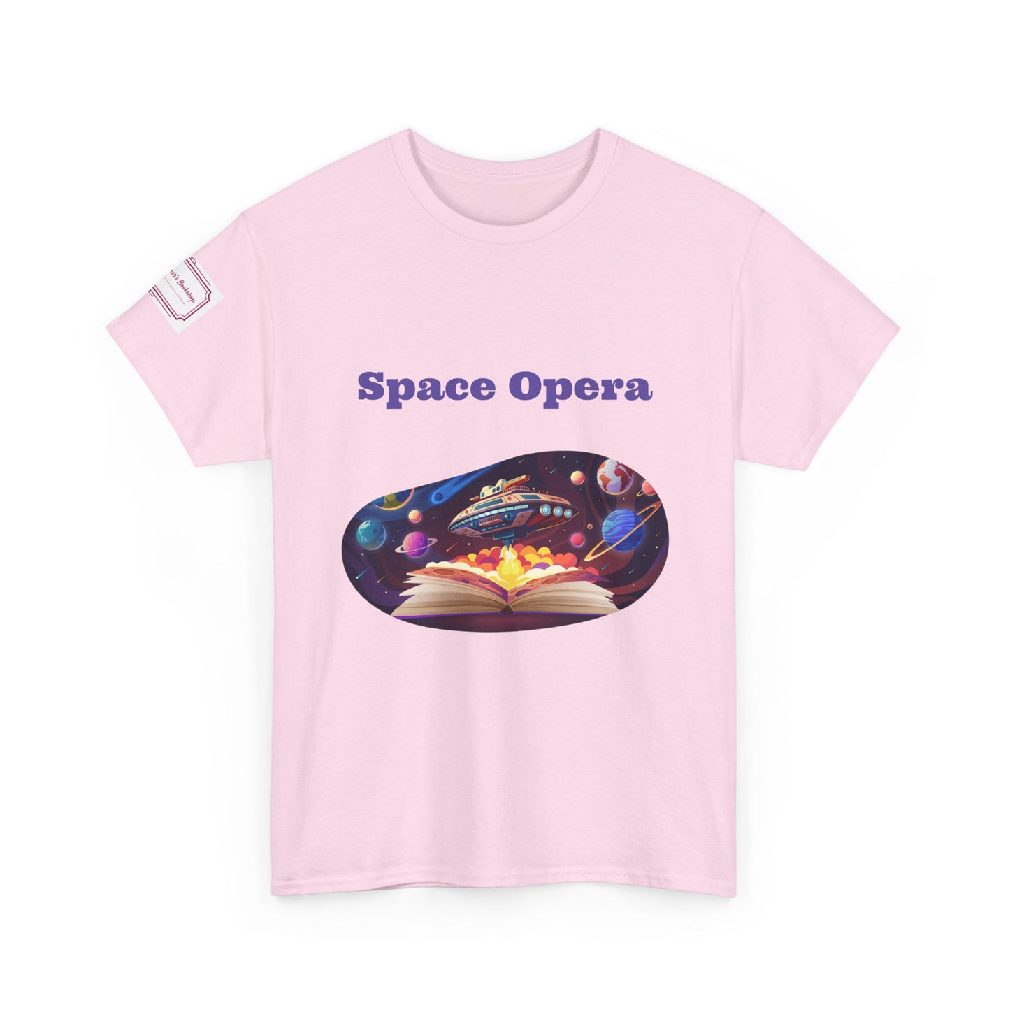 Space Opera - Graphic Unisex Heavy Cotton Tee - Sci-Fi Books