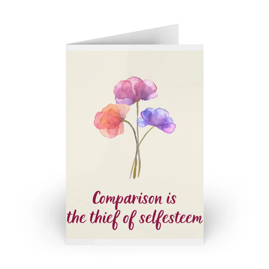 The Dreamer's Bookshop - Love Yourself Card "Comparison" - The Dreamer's Bookshop.