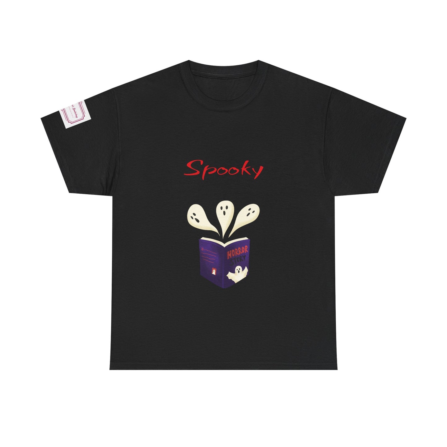 EU - Fiction - Unisex Heavy Cotton Tee - Spooky Books