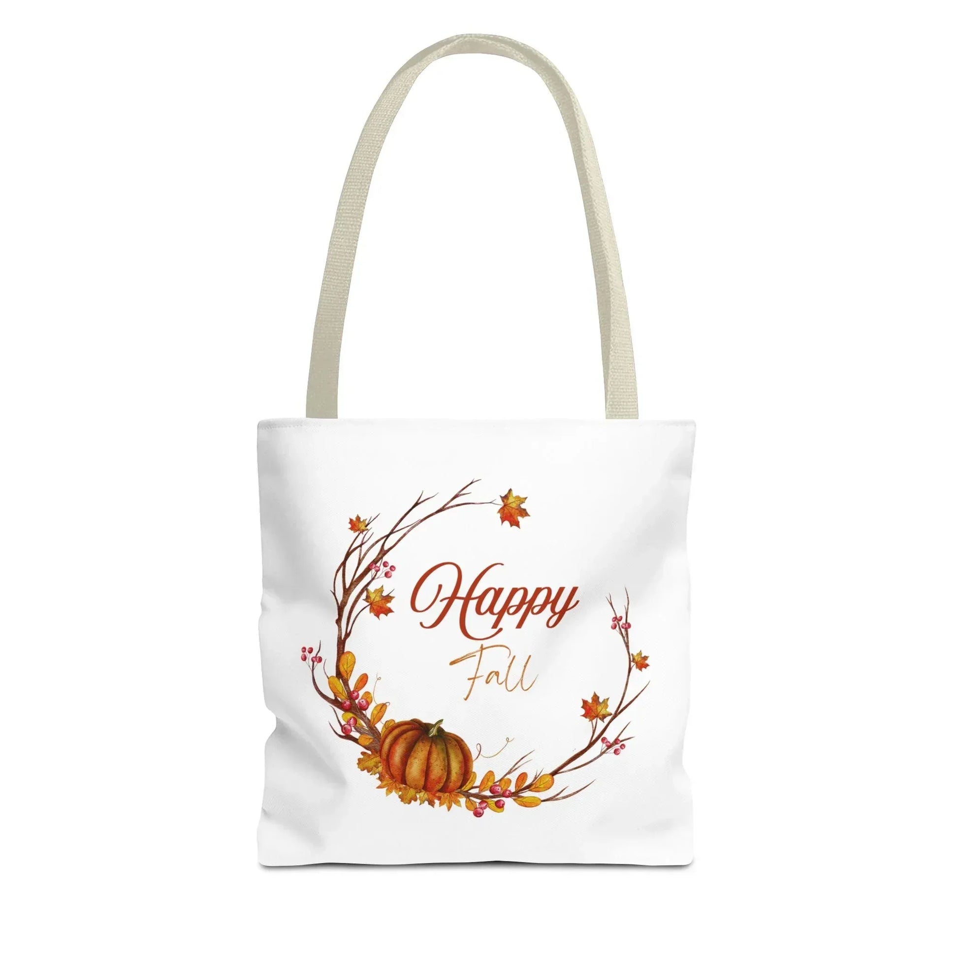Happy Fall Tote Bag - Cozy Autumn Design - The Dreamer's Bookshop.