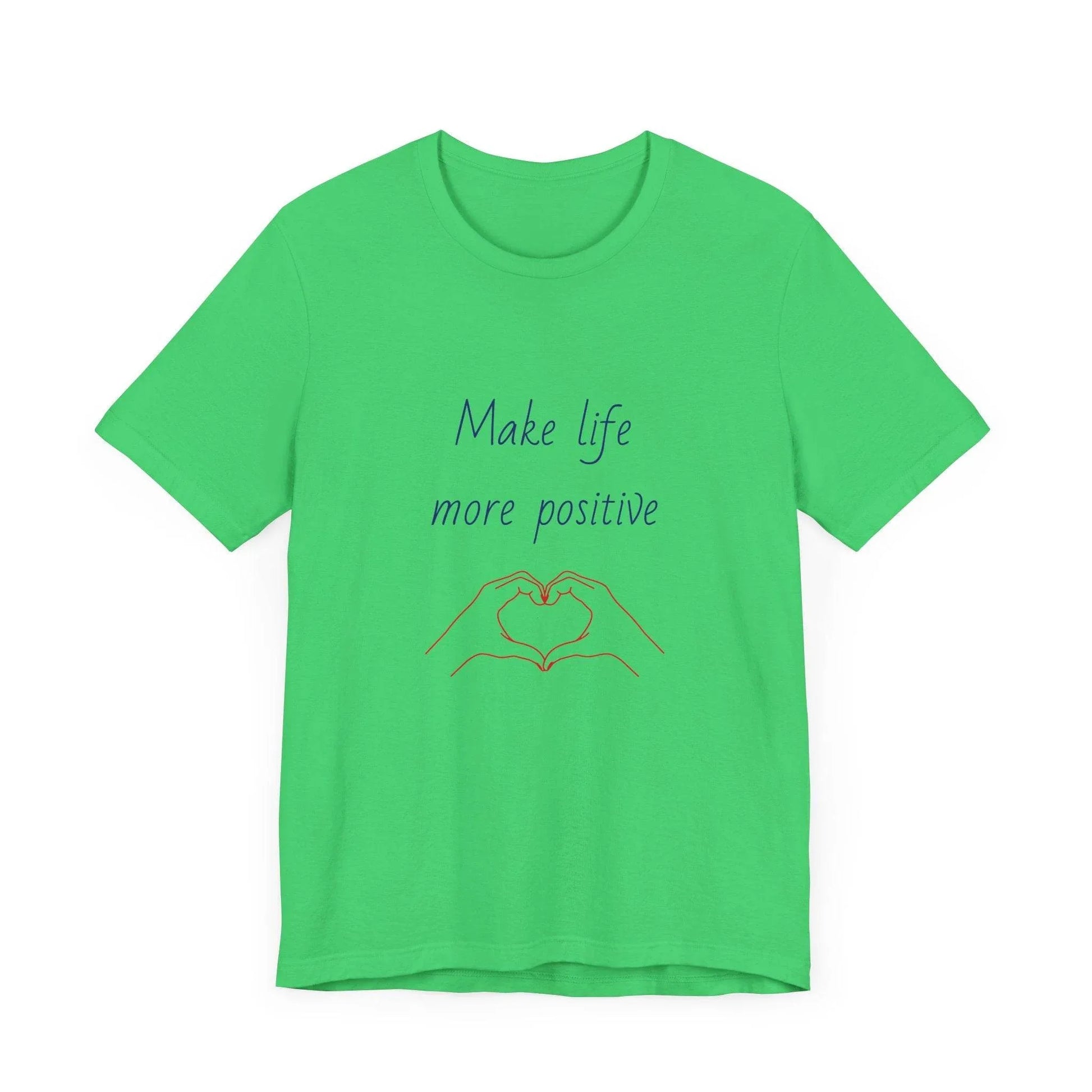Positive Vibes Unisex Short Sleeve Tee - Make Life More Positive - The Dreamer's Bookshop.