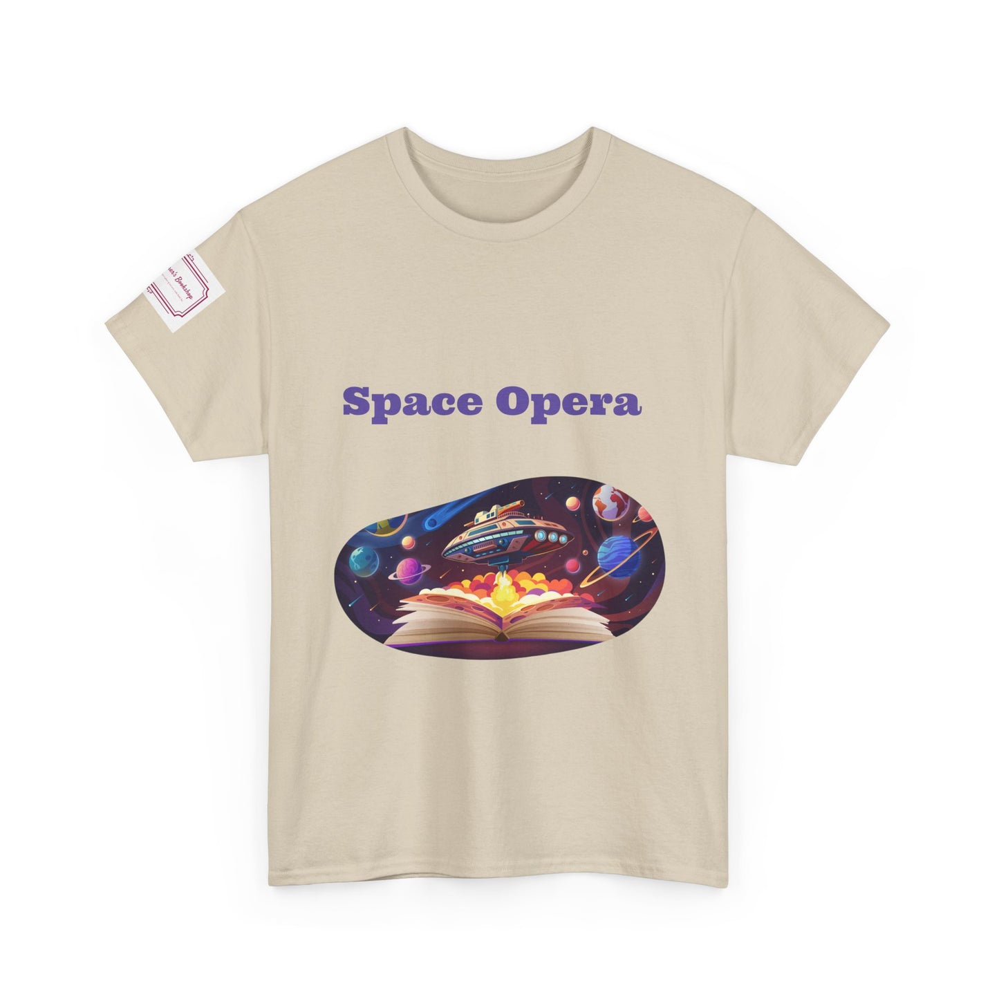 Space Opera - Unisex Heavy Cotton Tee - Sci-Fi Books