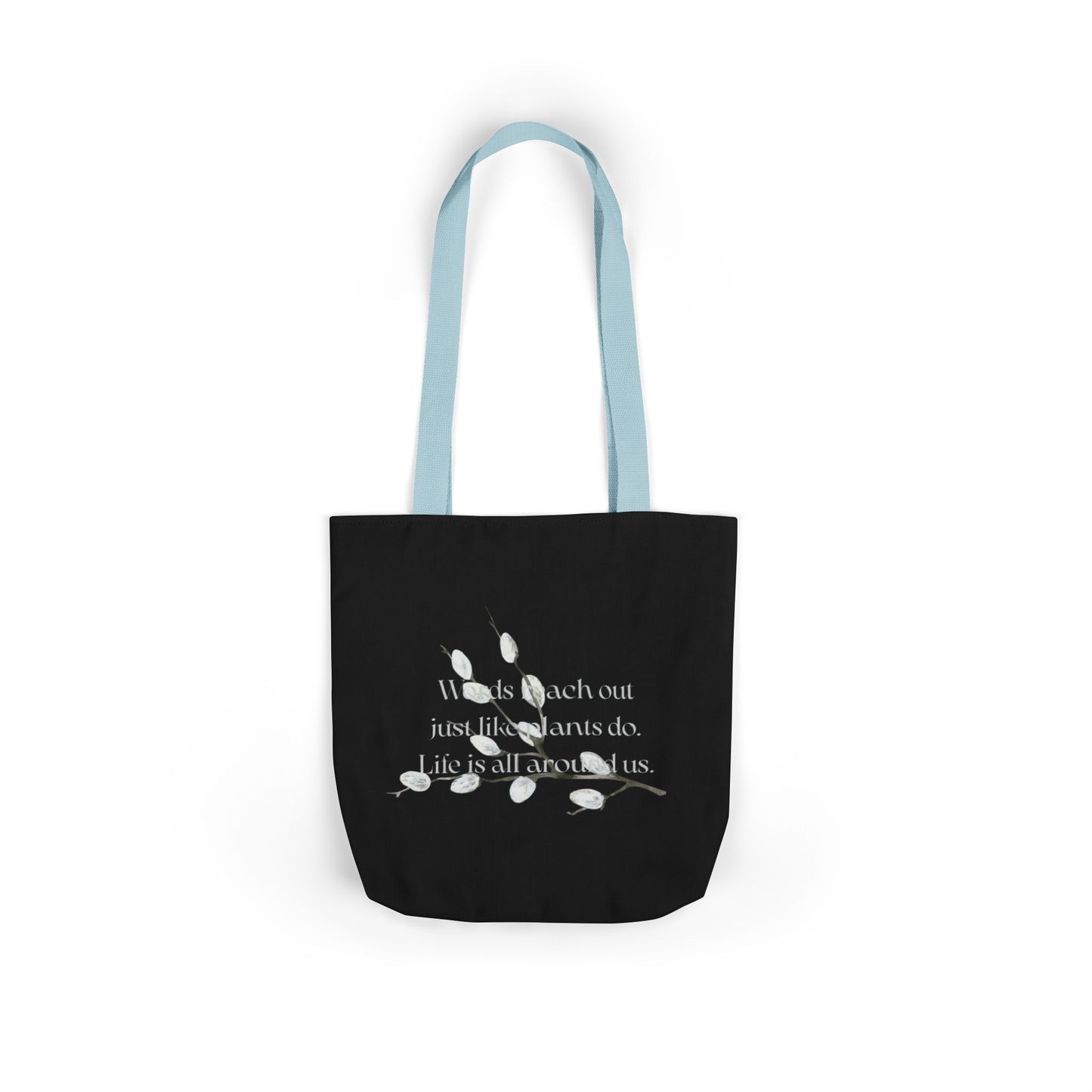 Canvas Tote Bag - "Words Reach Out"
