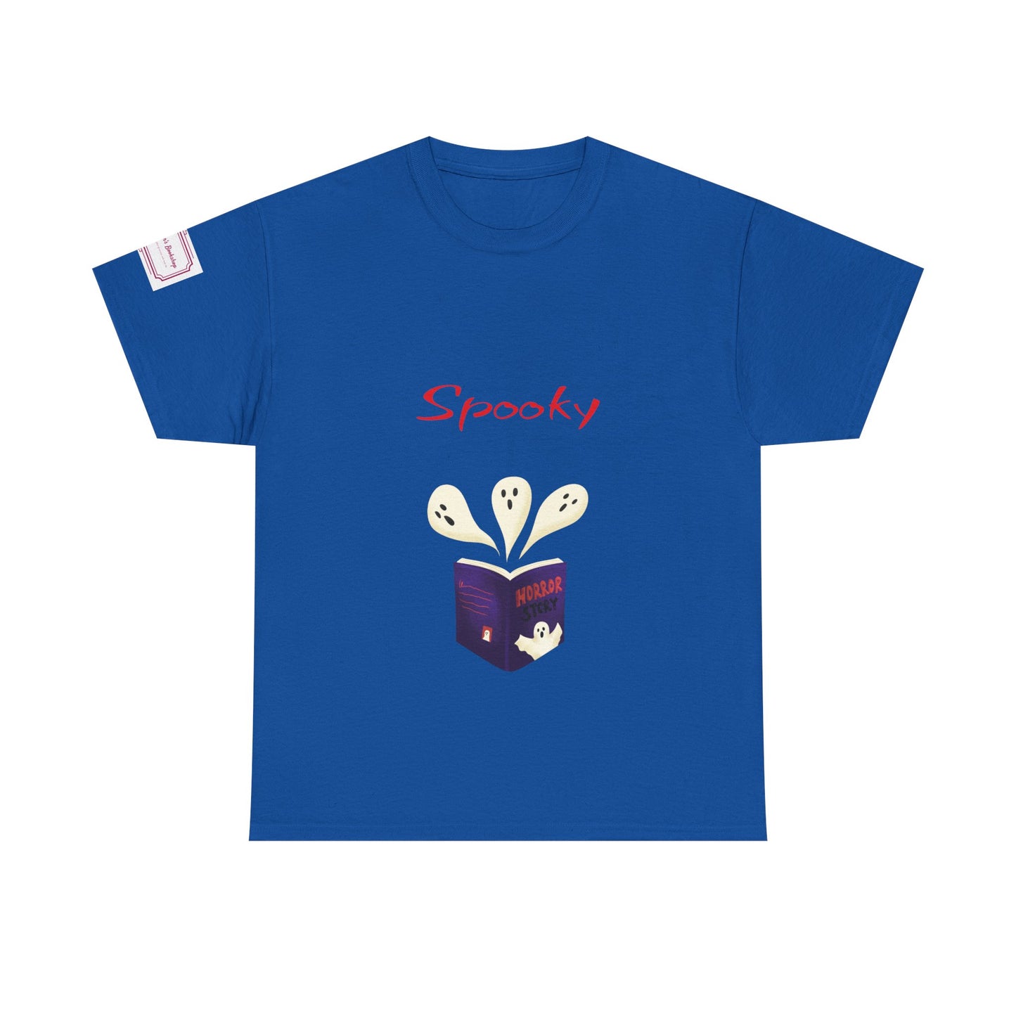 US (Ww) Fiction - Graphic Unisex Heavy Cotton Tee - Spooky Books