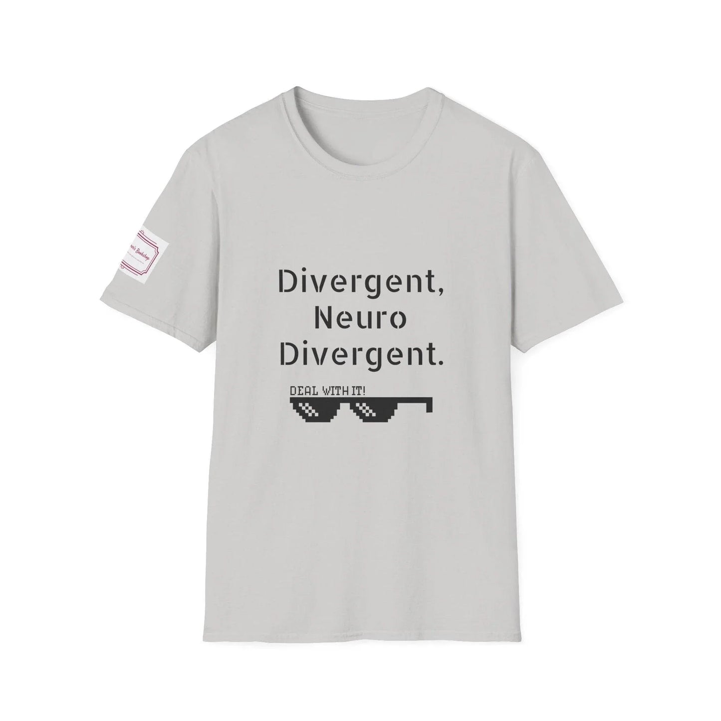 Divergent Neuro Divergent T-Shirt - Unisex Softstyle Tee for Neurodiversity Awareness - The Dreamer's Bookshop.