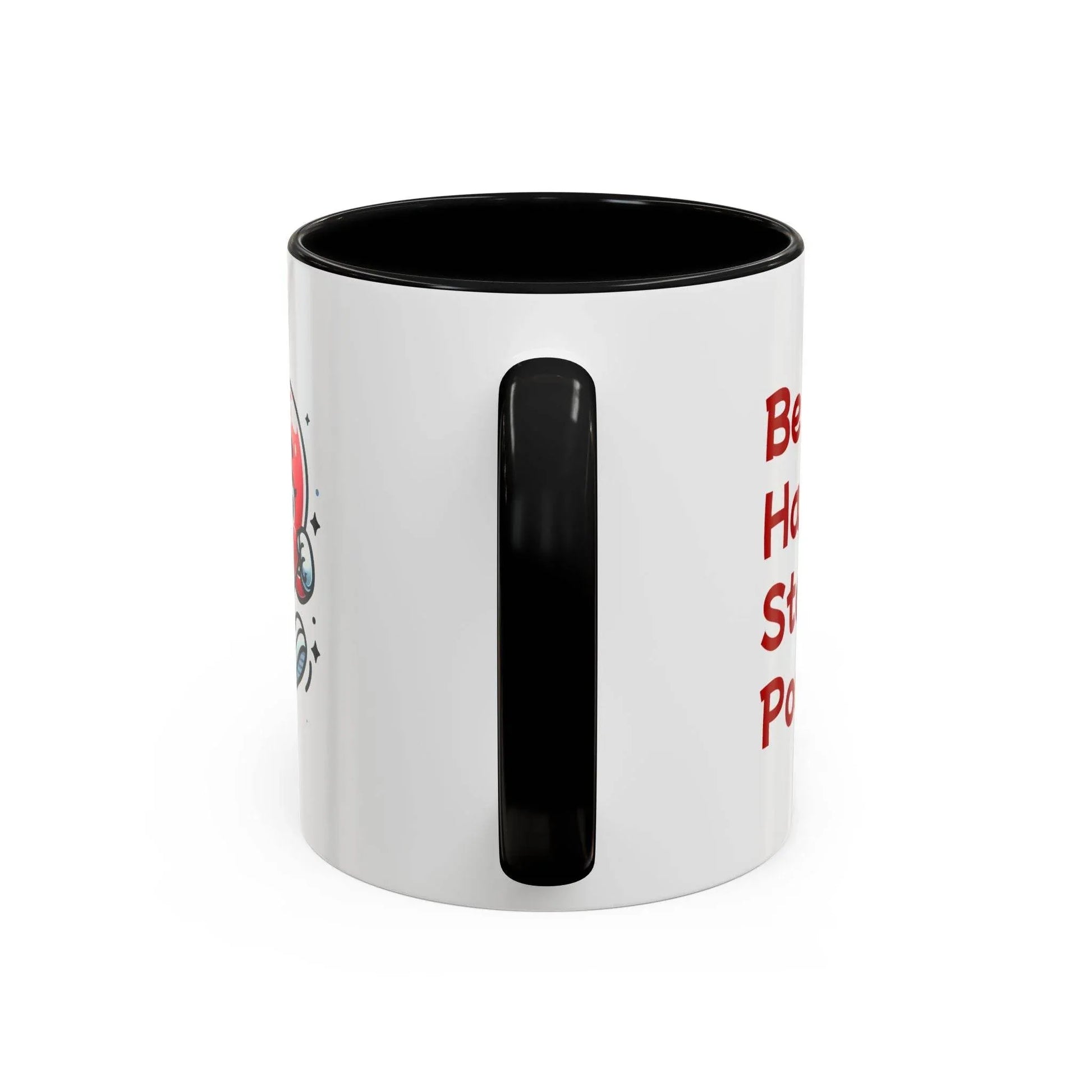 Playful Heart Running Coffee Mug - Cute Gift for Positive Thinkers - The Dreamer's Bookshop.