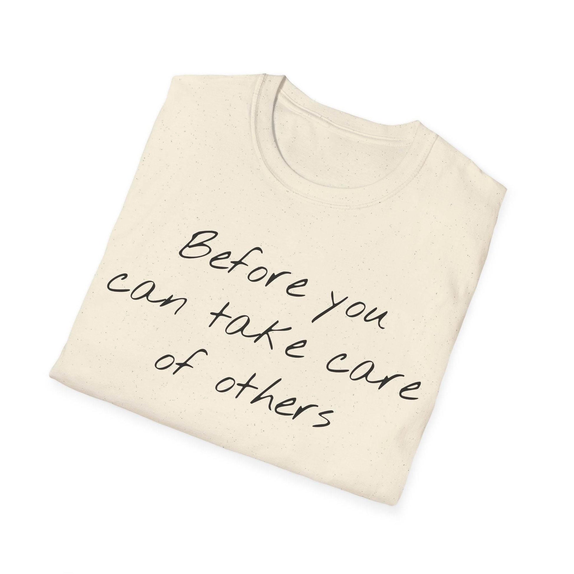 Unisex Softstyle T-Shirt - Take Care Design for Book Lovers - The Dreamer's Bookshop.
